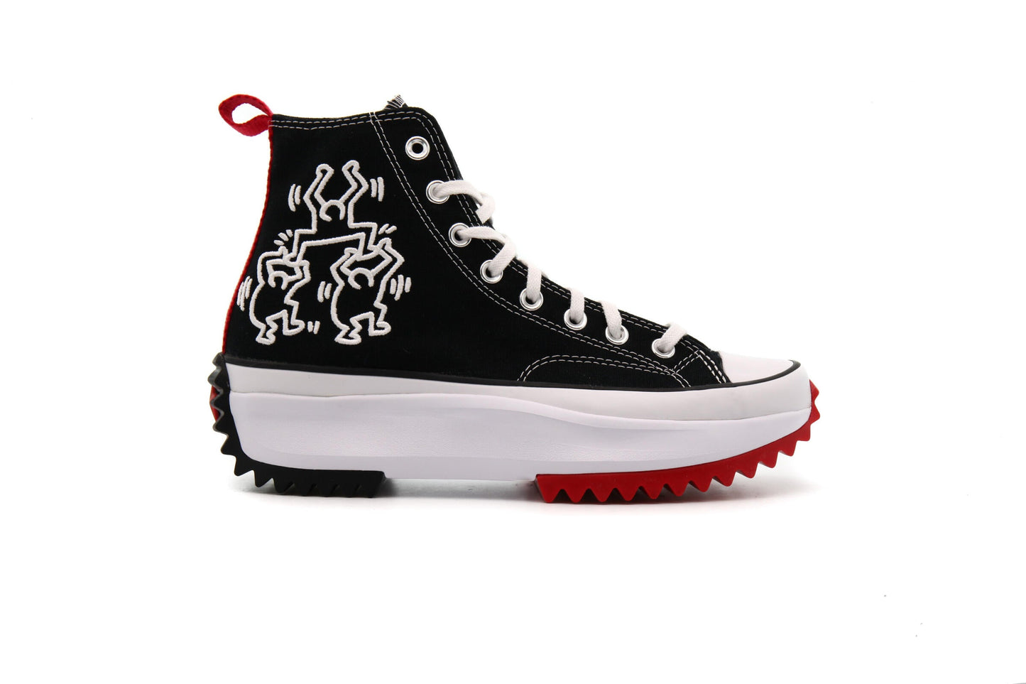 Exclusive Converse x KEITH HARING RUN STAR HIKE HI — 3 — Front View