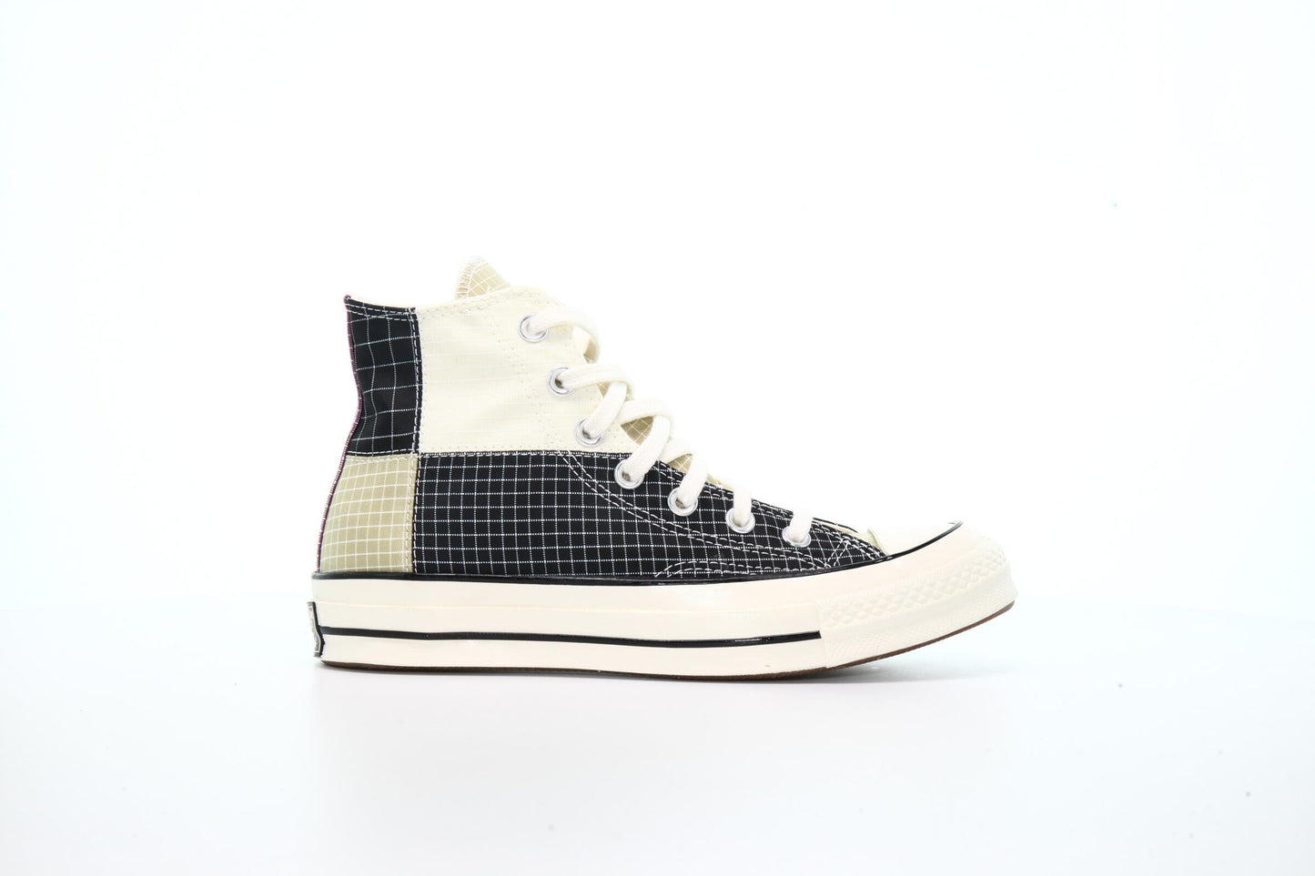Exclusive Converse x Ripstop Chuck Taylor '70 High "Black" — 3 — Front View