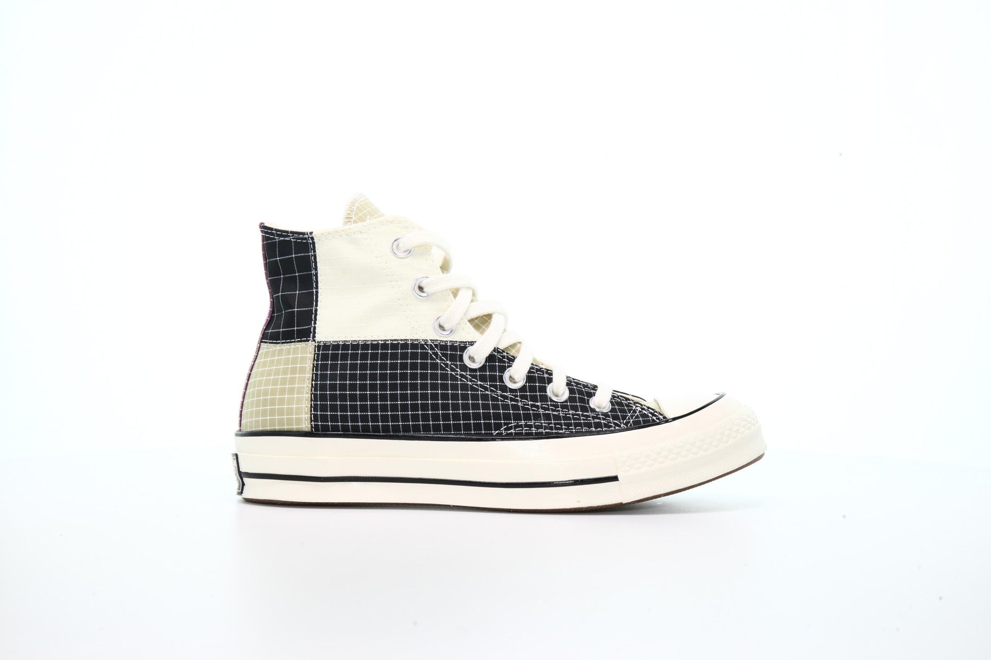 Exclusive Converse x Ripstop Chuck Taylor '70 High "Black" — 3 — Front View