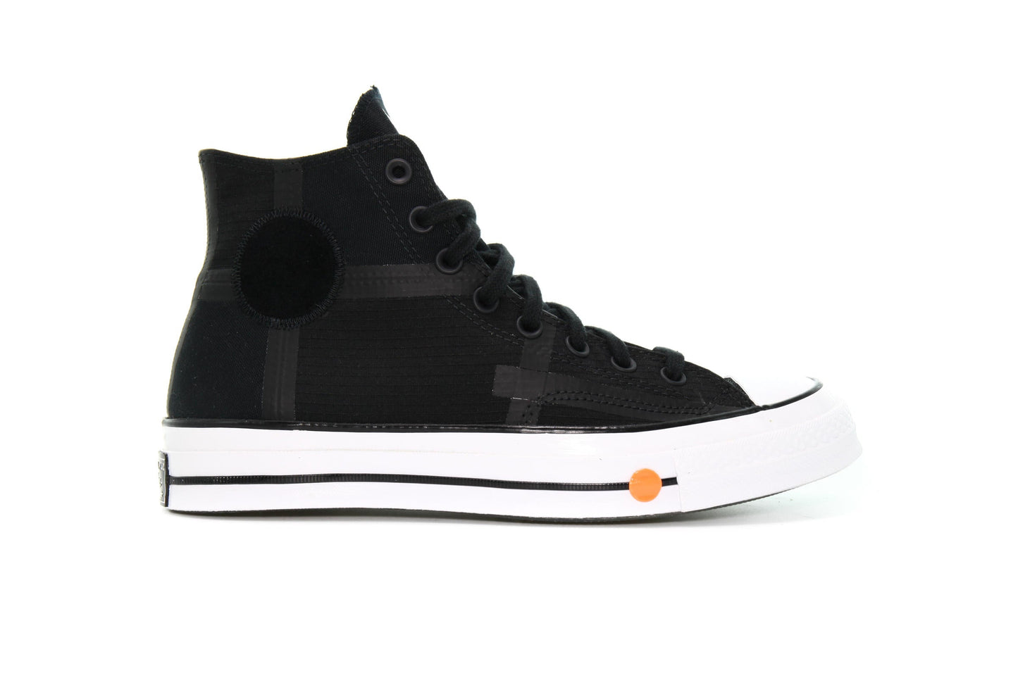Exclusive Converse x ROKIT CHUCK 70 HI "BLACK" — 3 — Front View