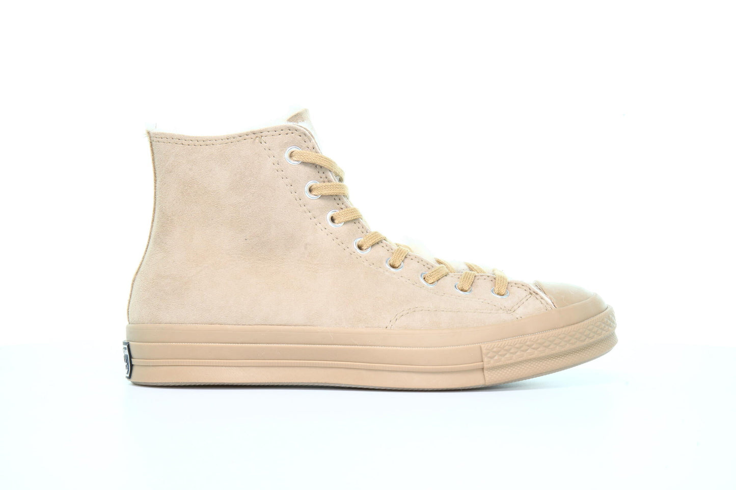 Exclusive Converse x Shearling Chuck 70 HI "Iced Coffee" — 3 — Front View