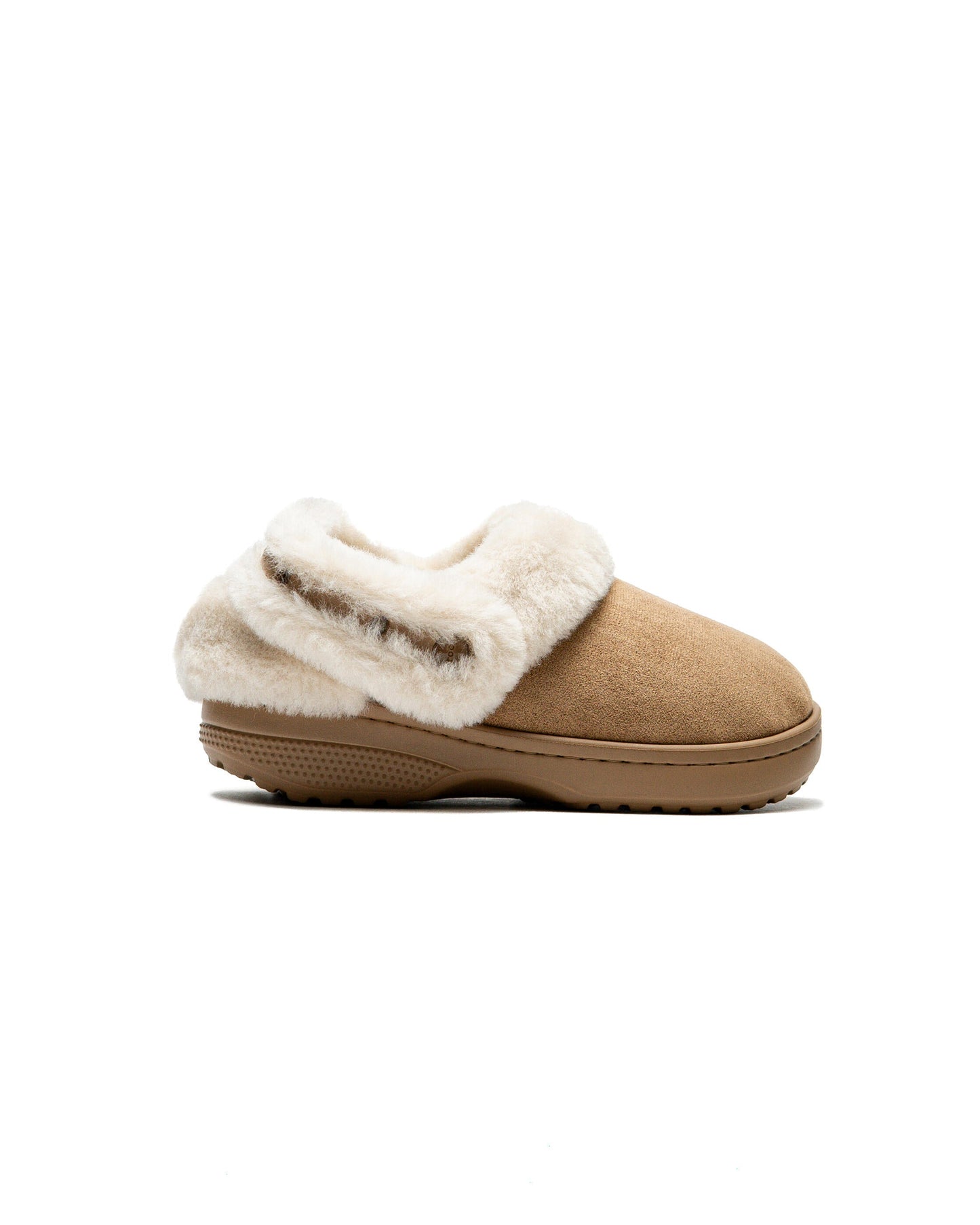 Exclusive Crocs Classic Unfurgtble Vegan Suede Clog — M2W4 — Front View