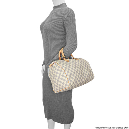 Exclusive Louis Vuitton Damier Azur Speedy 30 — Alternate View 12