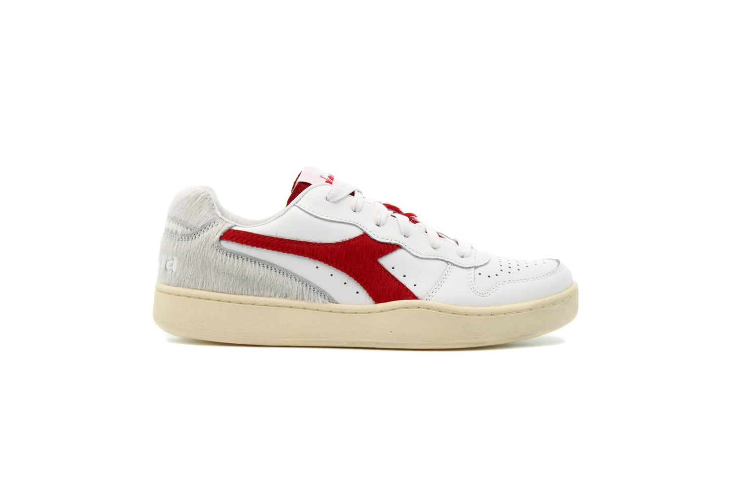 Exclusive Diadora x PAURA MI BASKET LOW  "WHITE" — 1.5 — Front View