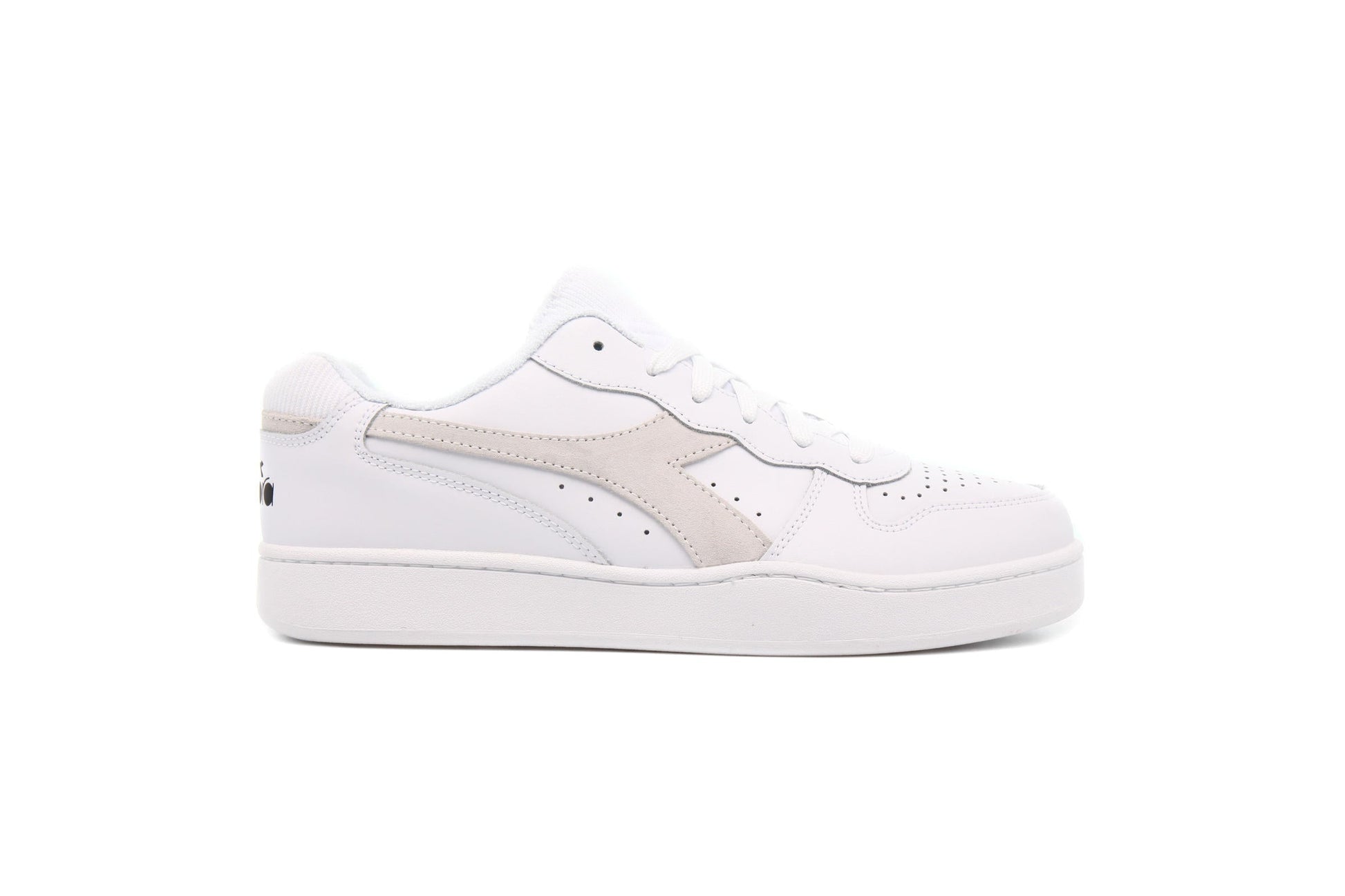 Exclusive Diadora MI BASKET LOW "WHITE" — 1.5 — Front View