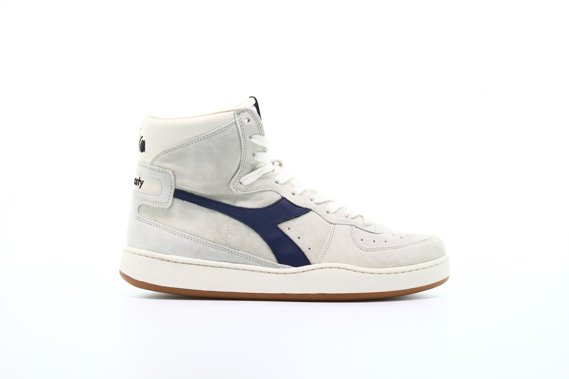 Exclusive Diadora MI Basket MC Nairy Suede "Wispern White" — 1.5 — Front View