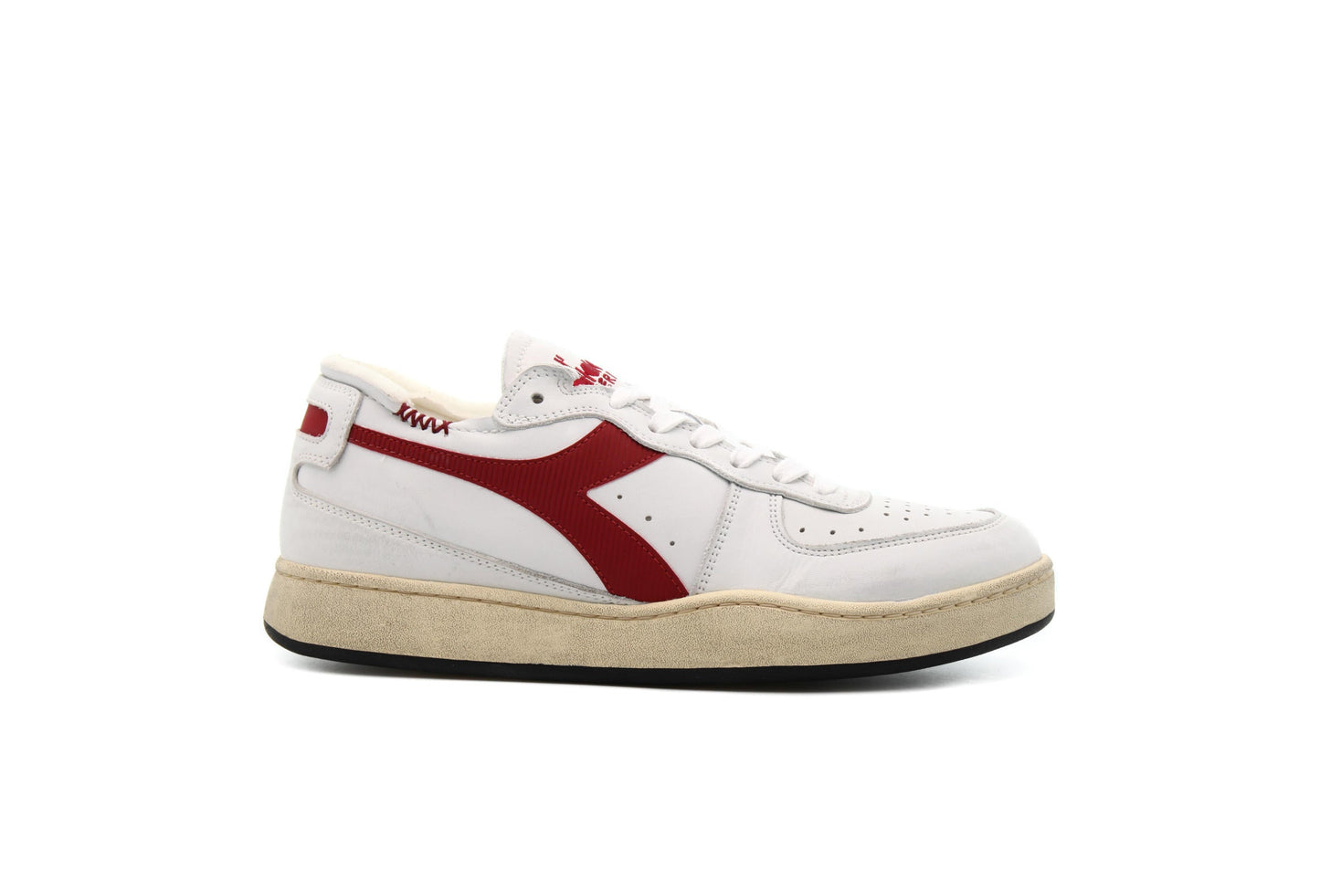 Exclusive Diadora MI BASKET ROW CUT "RED" — 1.5 — Front View