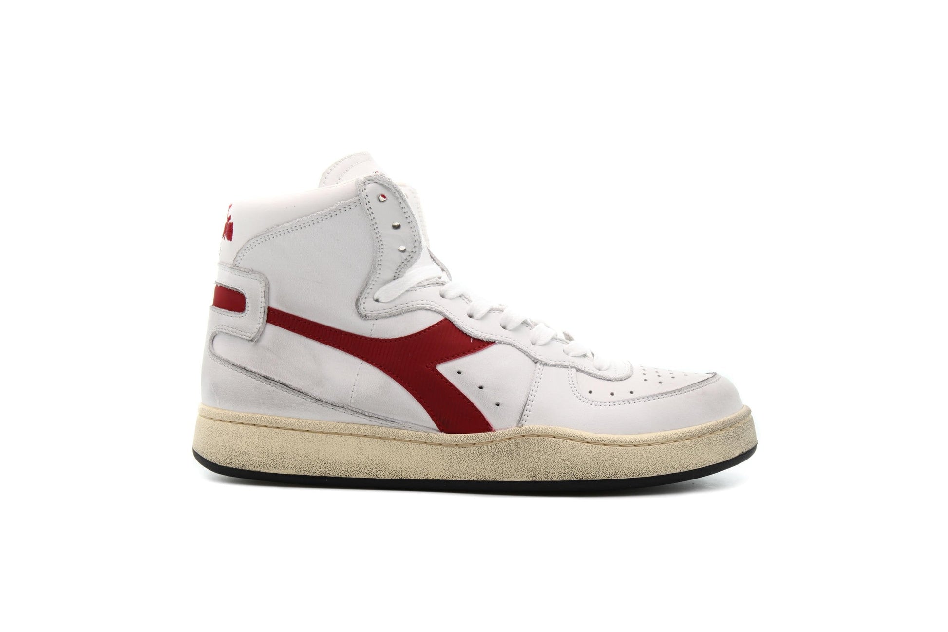 Exclusive Diadora MI BASKET USED "RED" — 1.5 — Front View