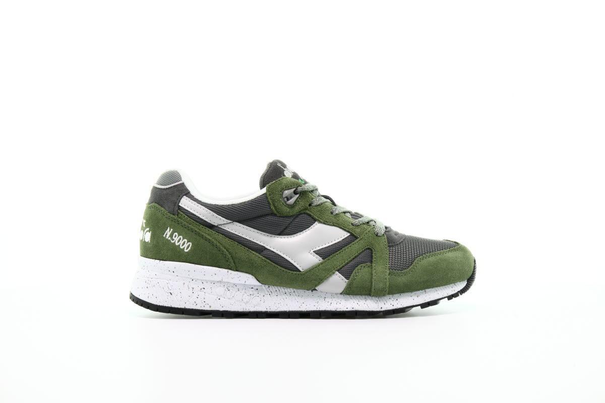 Exclusive Diadora N9000 Speckled "Loden Green" — 1.5 — Front View