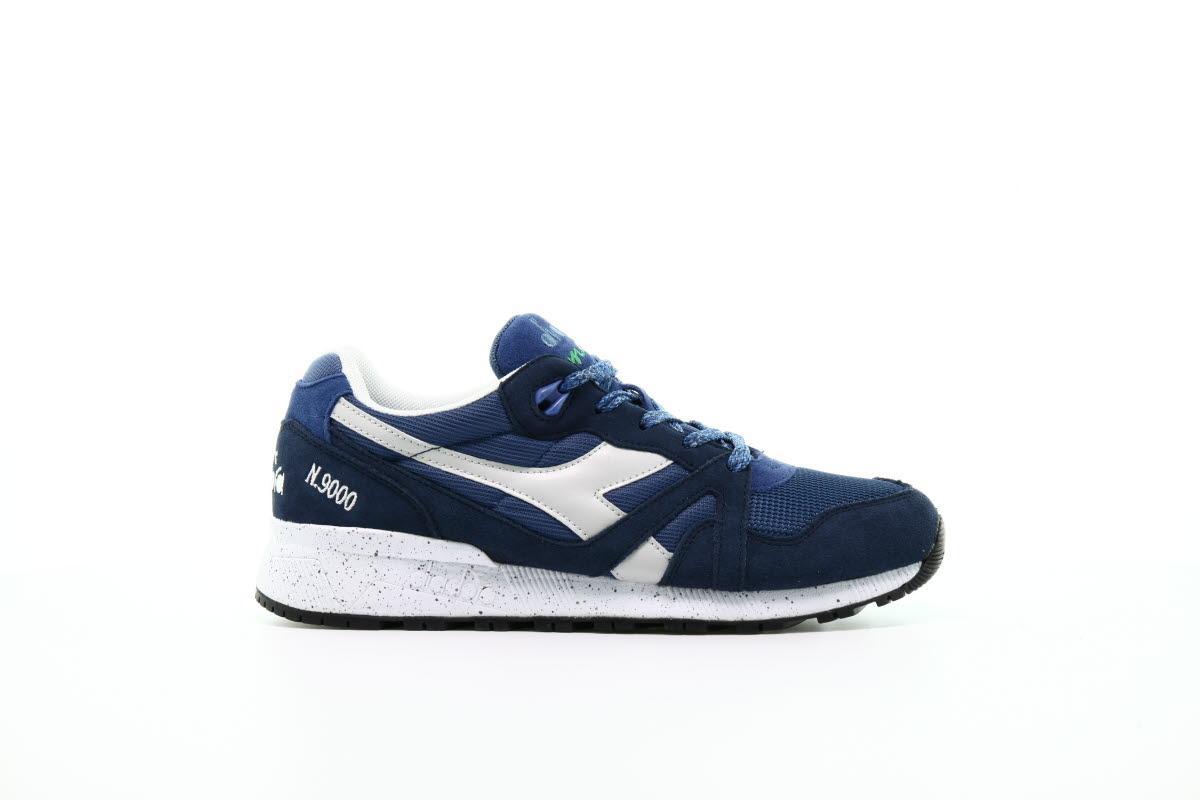 Exclusive Diadora N9000 Speckled "True Navy" — 1.5 — Front View