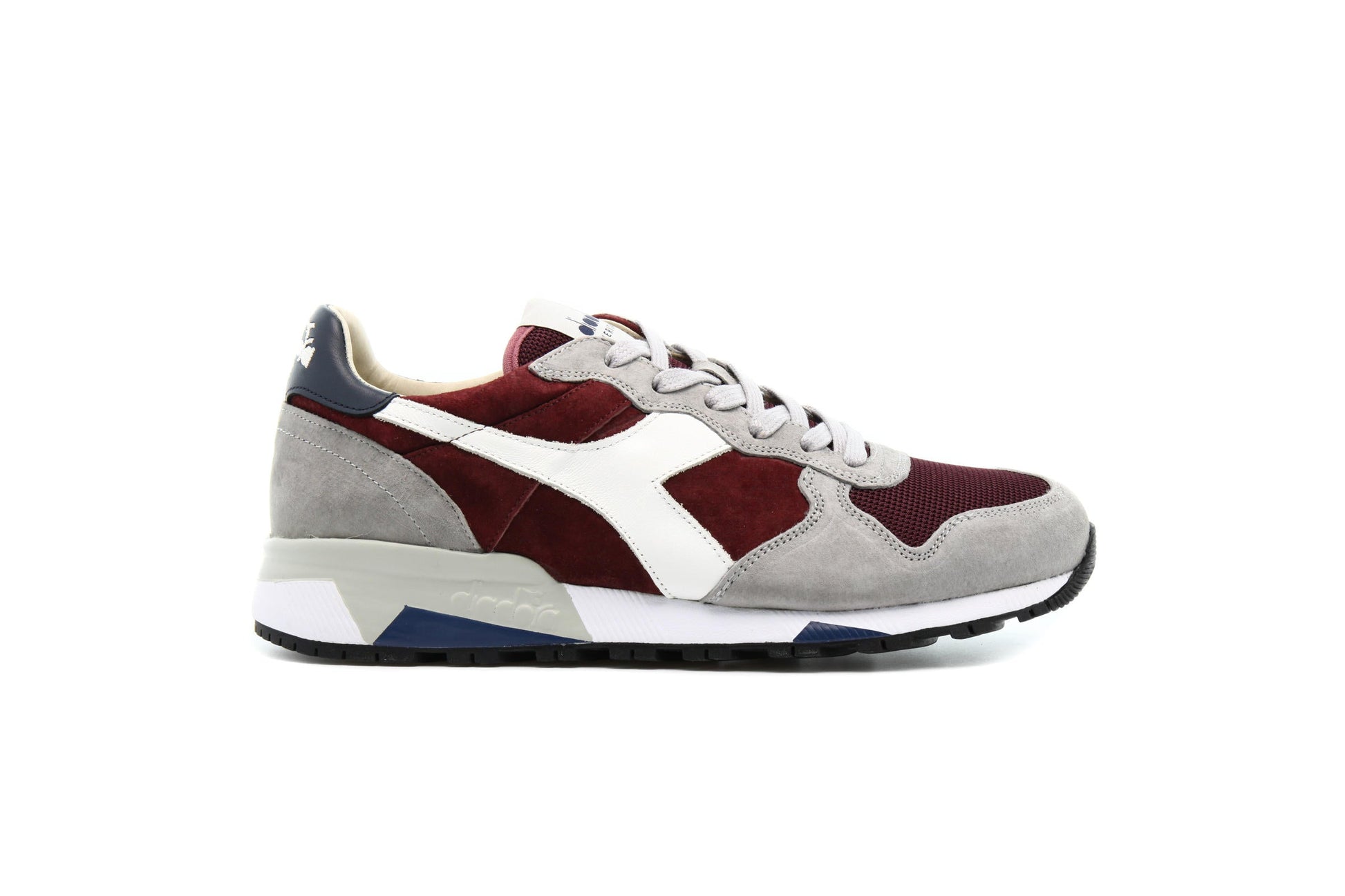 Exclusive Diadora TRIDENT 90 SUEDE SW "MALAGA RED" — 1.5 — Front View