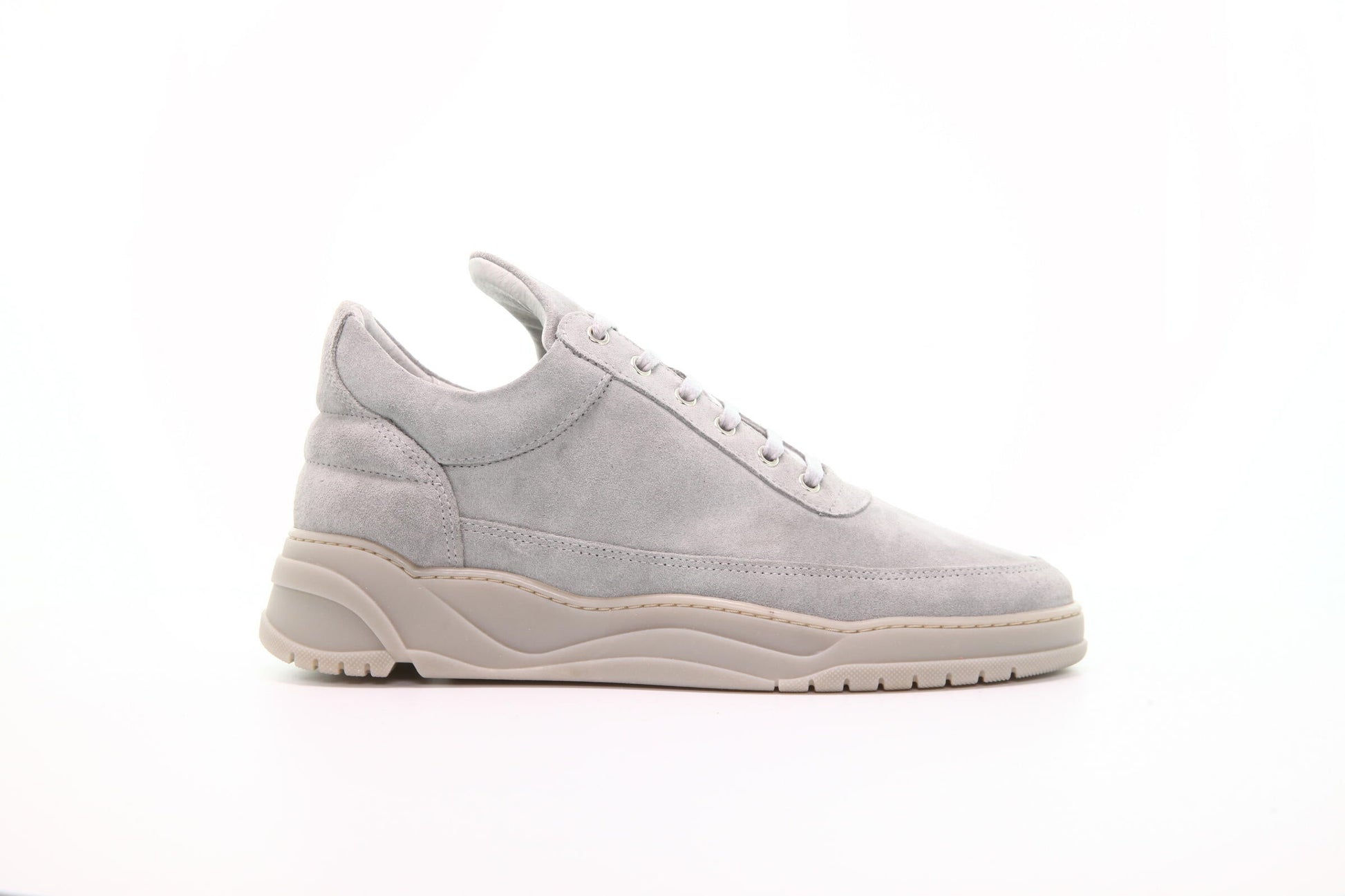 Exclusive Filling Pieces Low Top Astro "Transparante Grey" — 6.5 — Front View