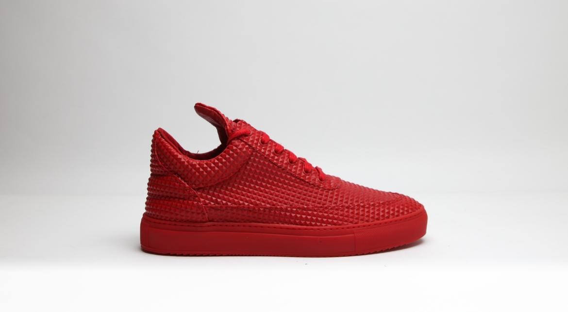 Exclusive Filling Pieces Low Top "Pyramid Red" — 6.5 — Front View