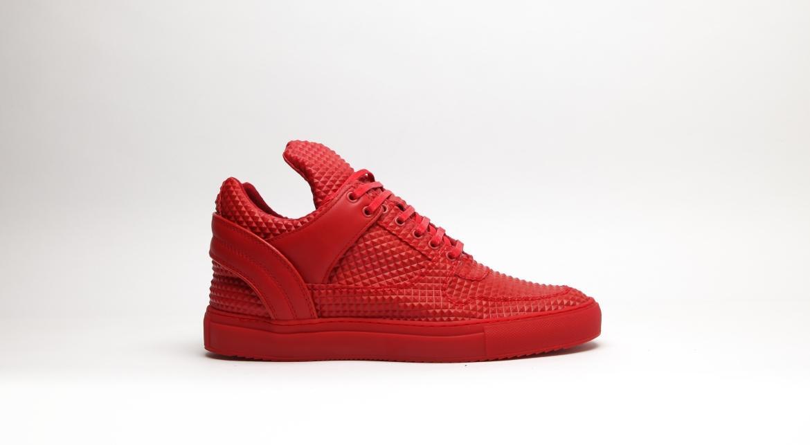 Exclusive Filling Pieces Low Top Transformed "Pyramid Red" — 6.5 — Front View