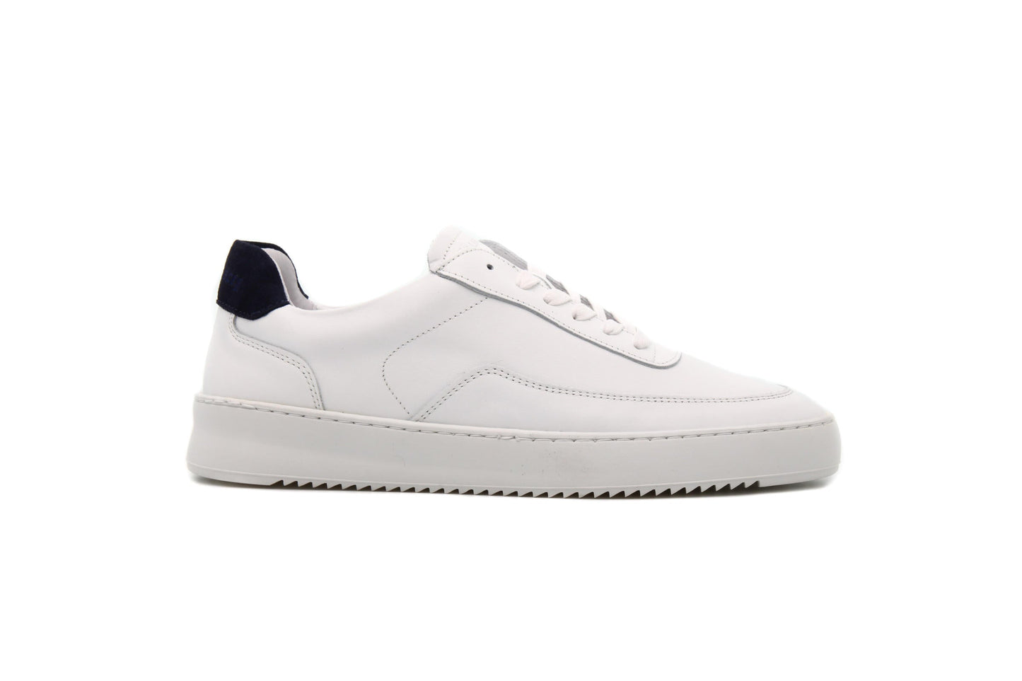 Exclusive Filling Pieces MONDO 2.0 RIPPLE BIANCO "NAVY BLUE" — 6.5 — Front View