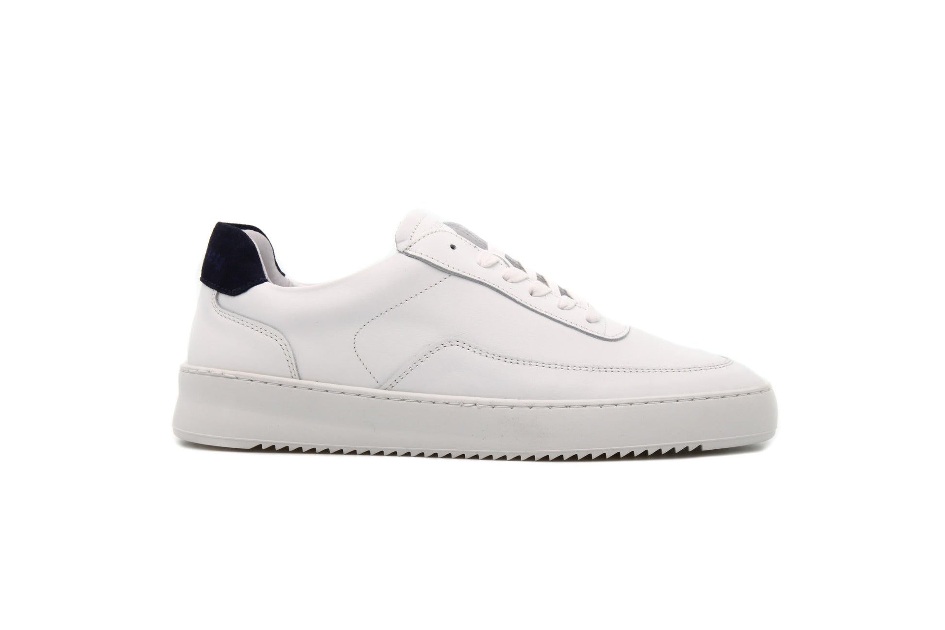 Exclusive Filling Pieces MONDO 2.0 RIPPLE BIANCO "NAVY BLUE" — 6.5 — Front View
