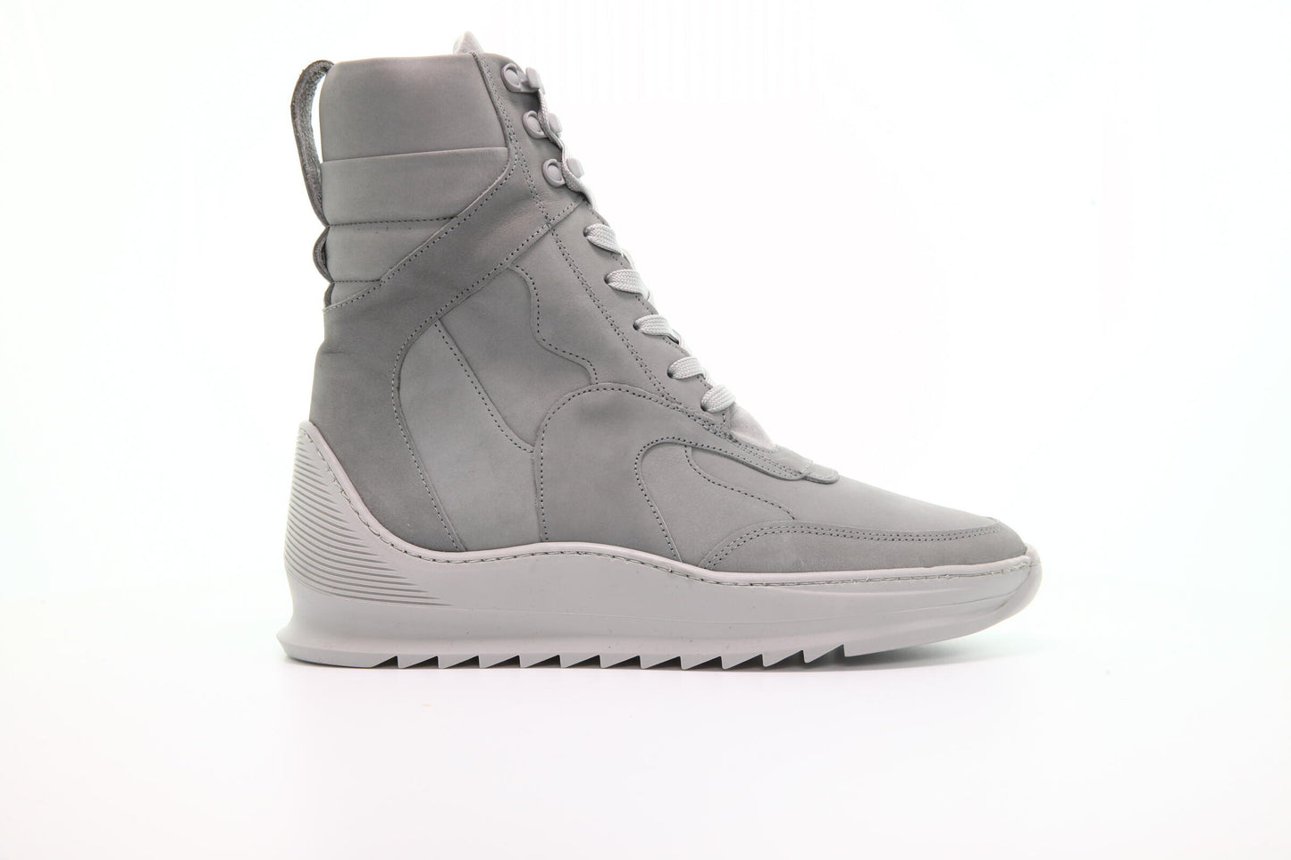 Exclusive Filling Pieces Peak Boot Heel Cap Storm "All Dark Grey" — 6.5 — Front View