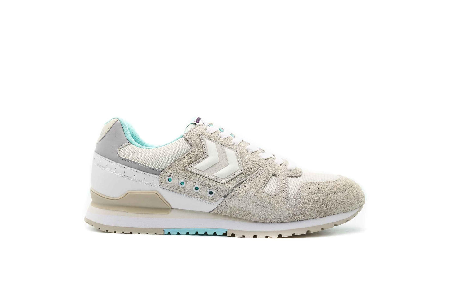 Exclusive Hummel MARATHONA SUEDE "BONE WHITE" — 4.5 — Front View
