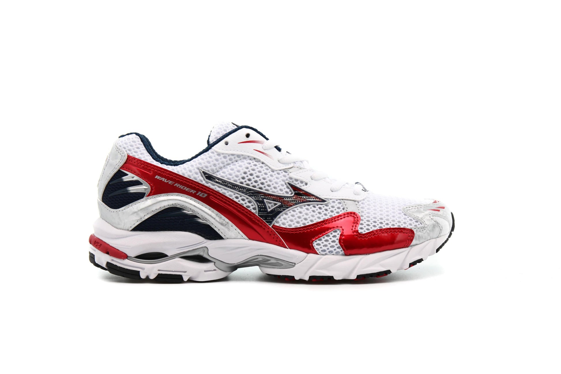 Exclusive Mizuno WAVE RIDER 10 OG "WHITE" — 5 — Front View