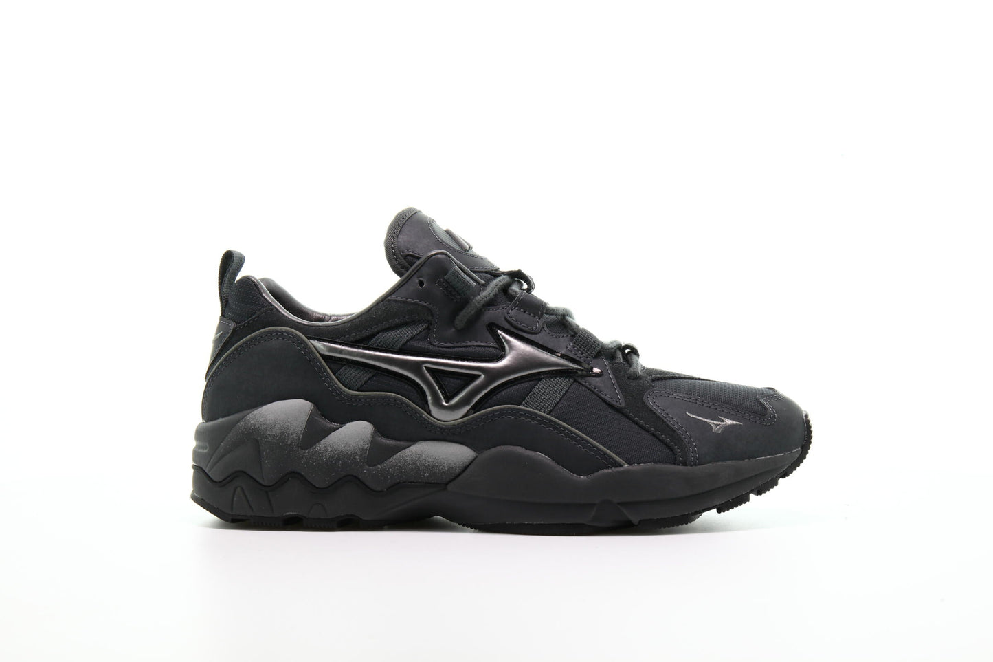 Exclusive Mizuno Wave Rider Tech "Dark Shadow" — 5 — Front View