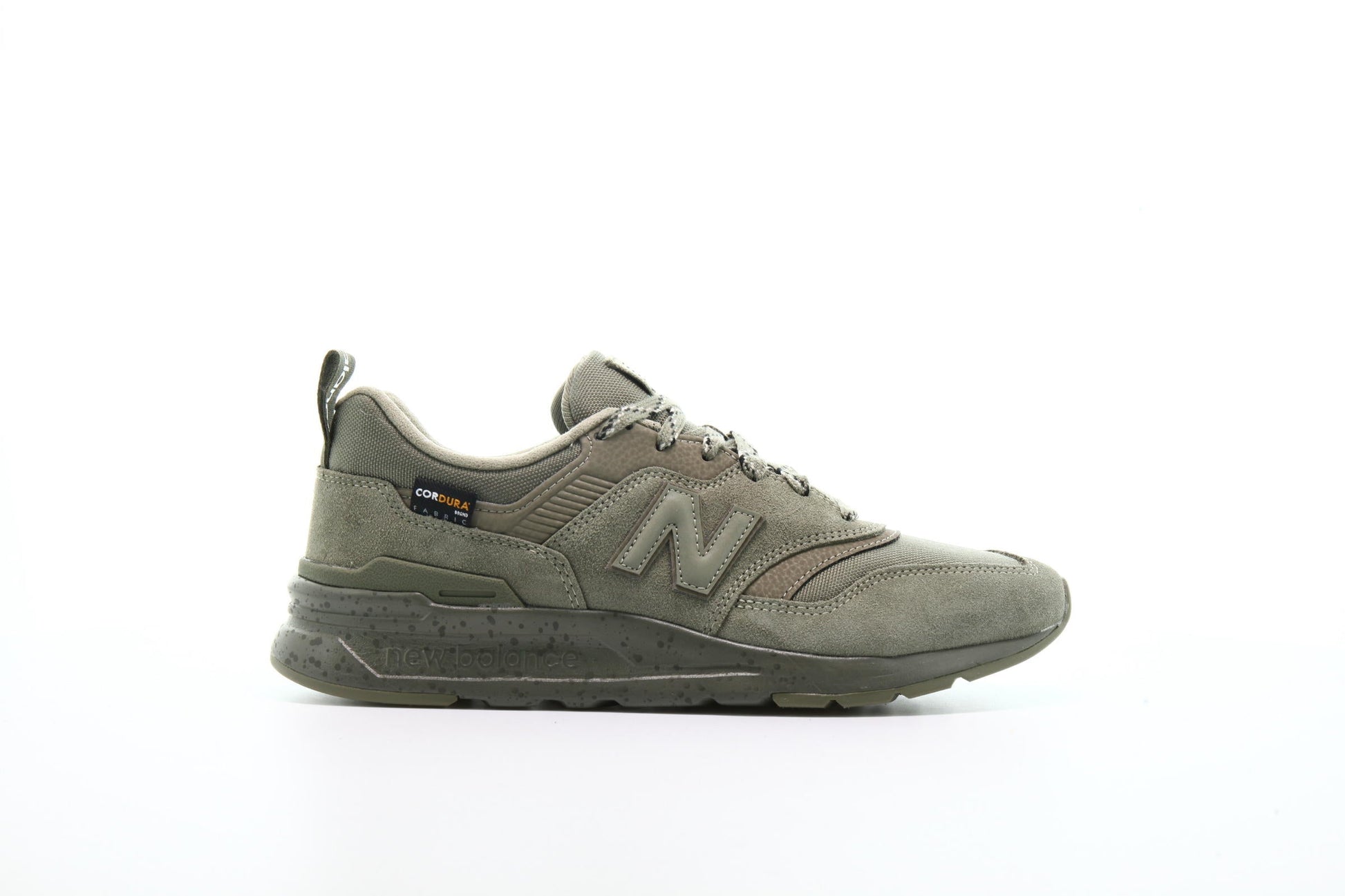 Exclusive New Balance CM 997 HCX "Green" — 4 — Front View