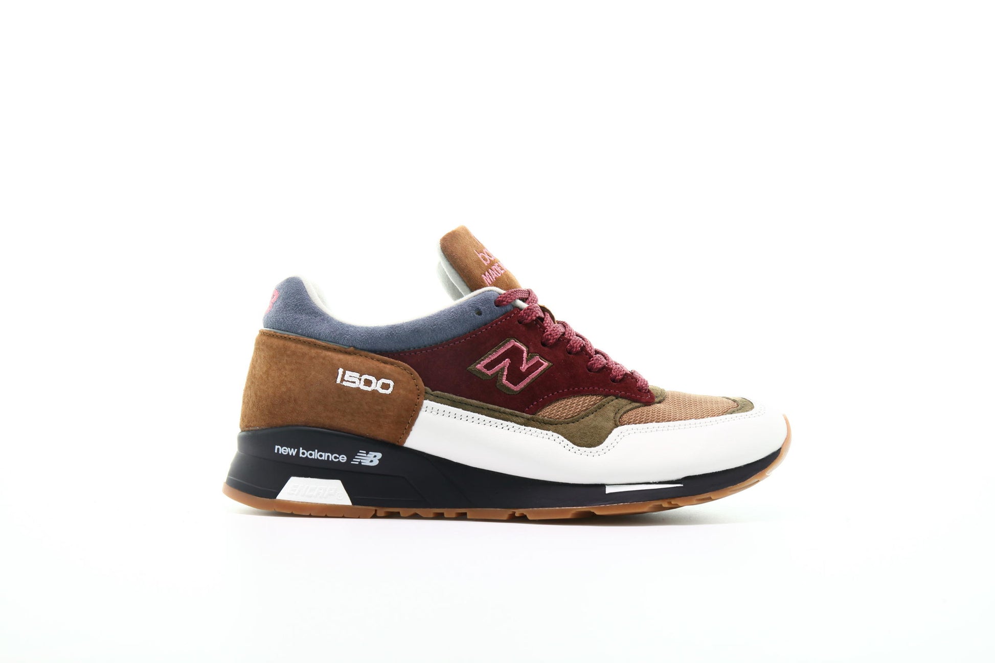 Exclusive New Balance M 1500 BWB "Burgundy" — 4 — Front View