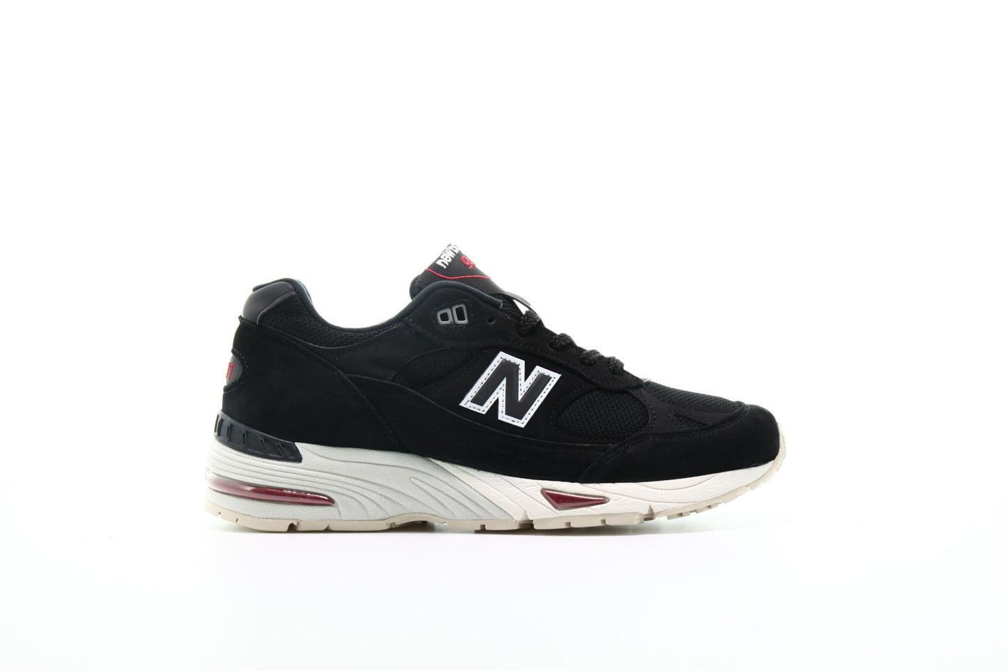 Exclusive New Balance M 991 NKR "Black" — 4 — Front View