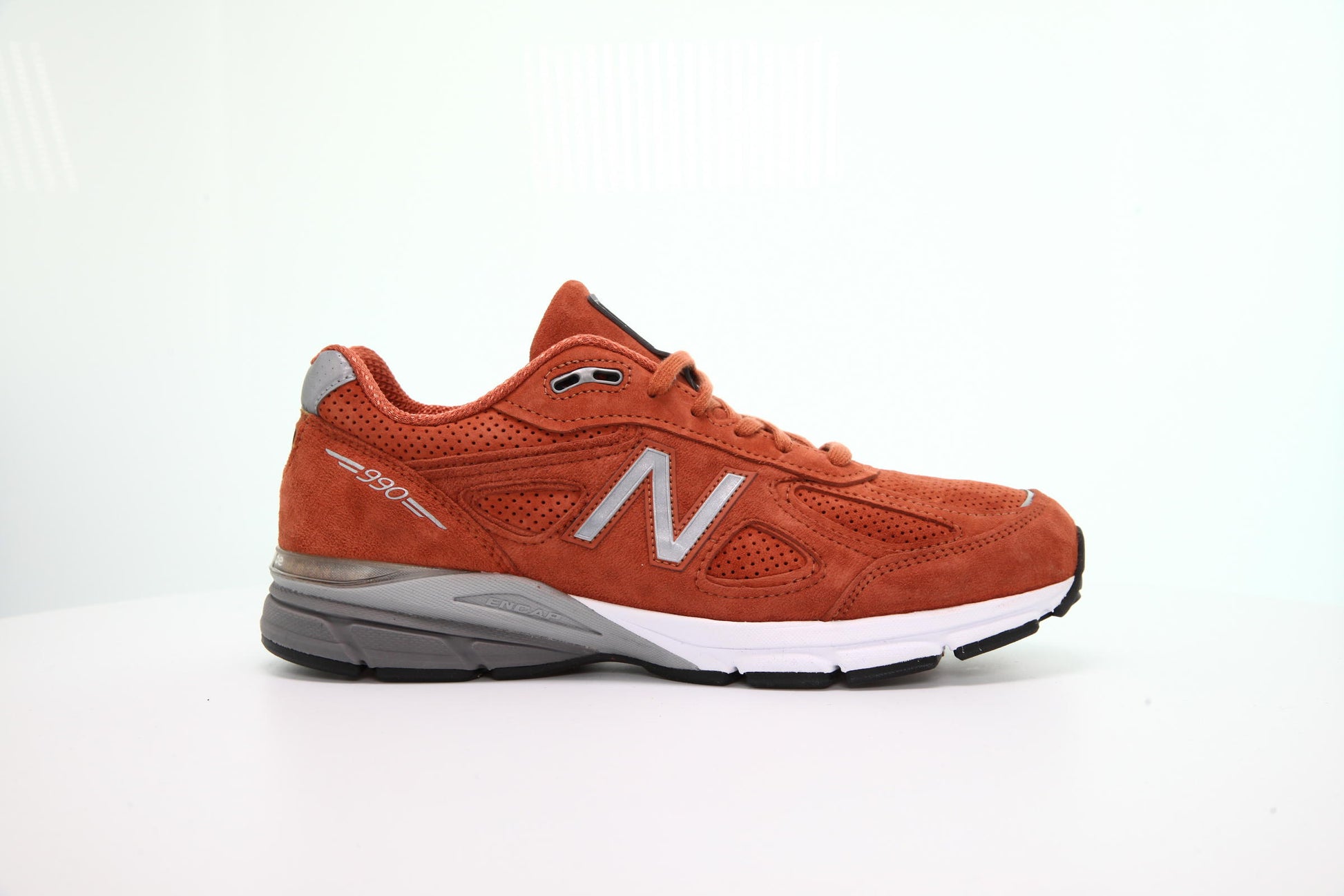 Exclusive New Balance M 990 JP4 "Orange" — 4 — Front View