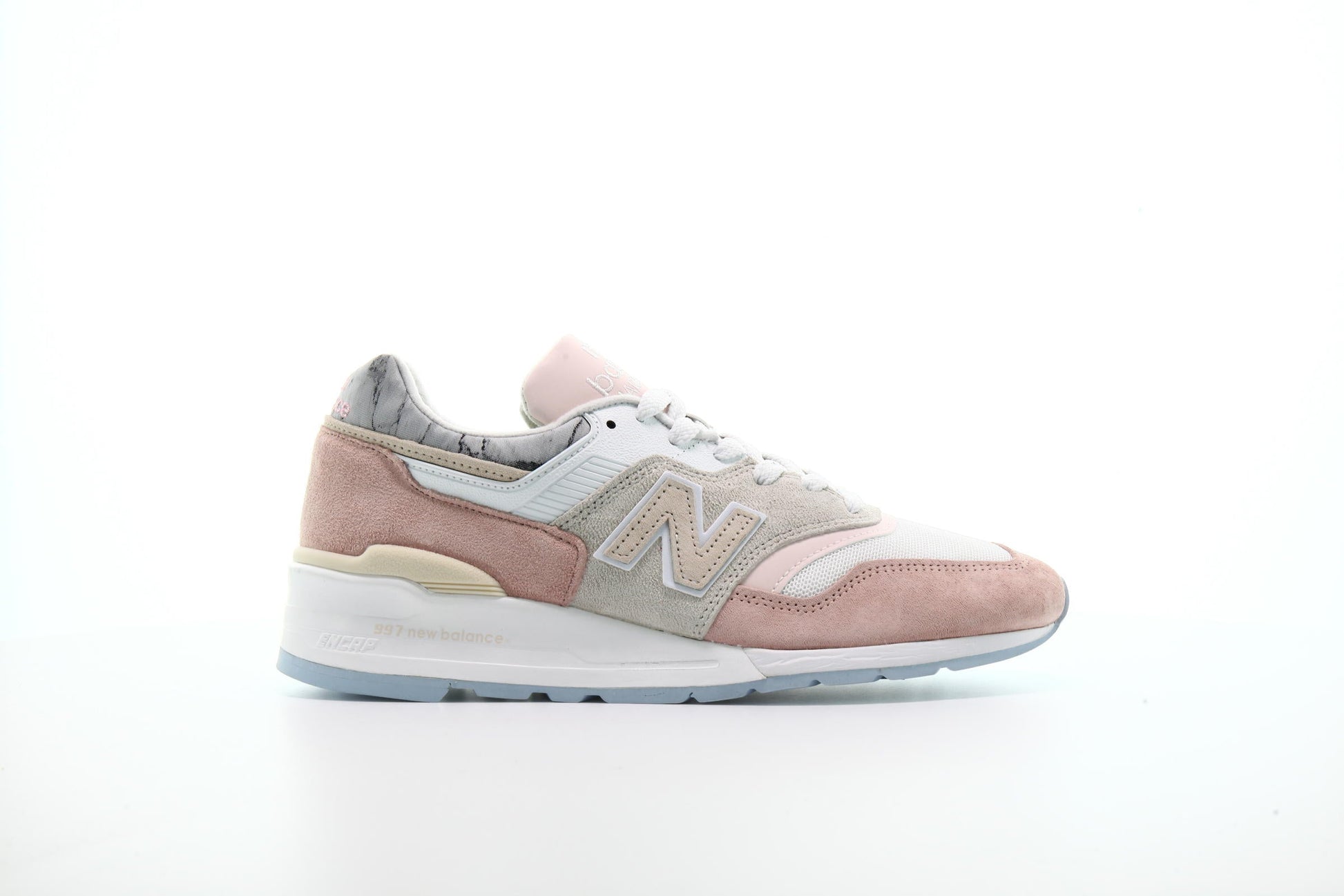 Exclusive New Balance M 997 D LBH "White" — 4 — Front View
