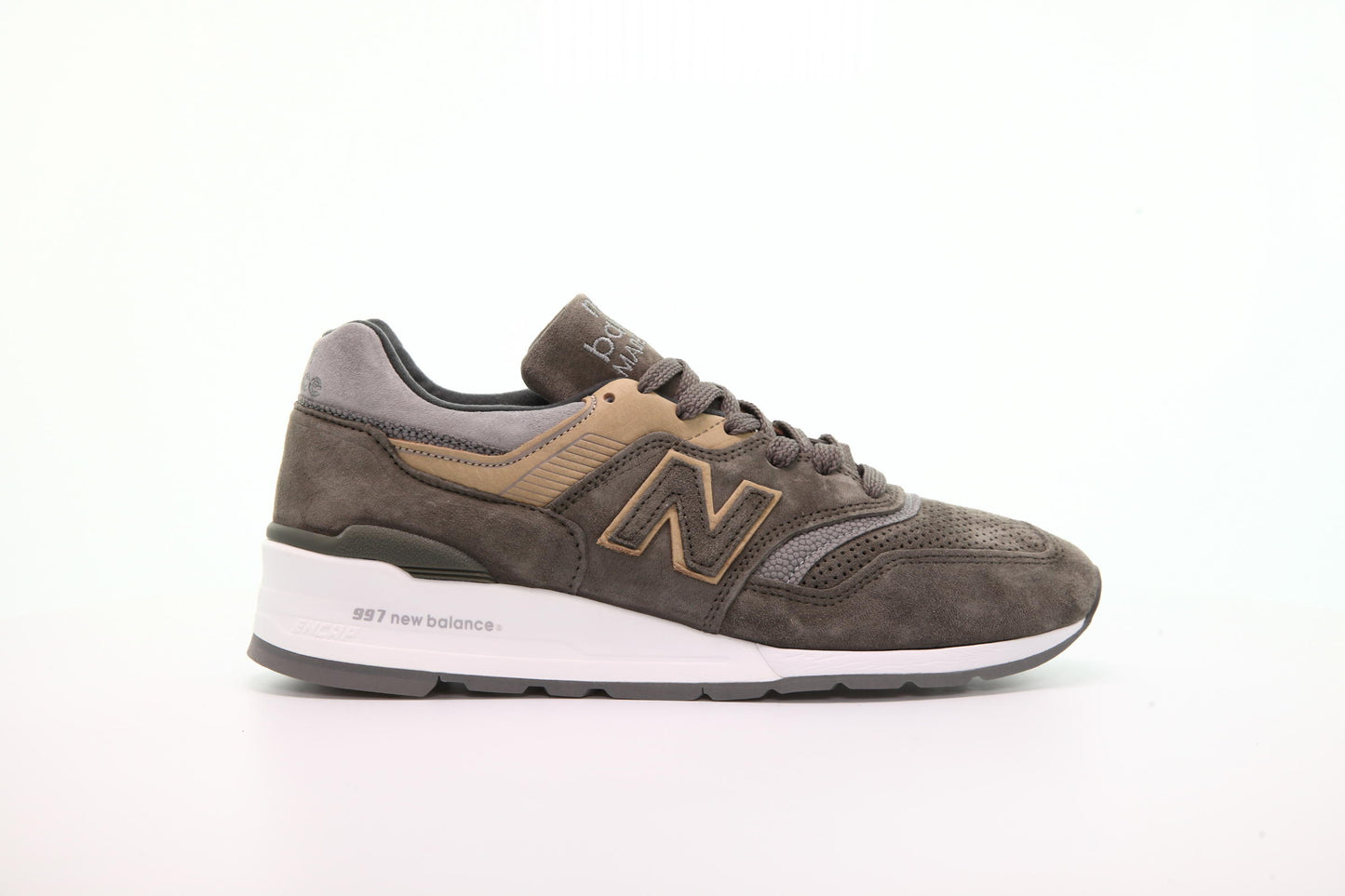 Exclusive New Balance M 997 FGG "Green" — 4 — Front View