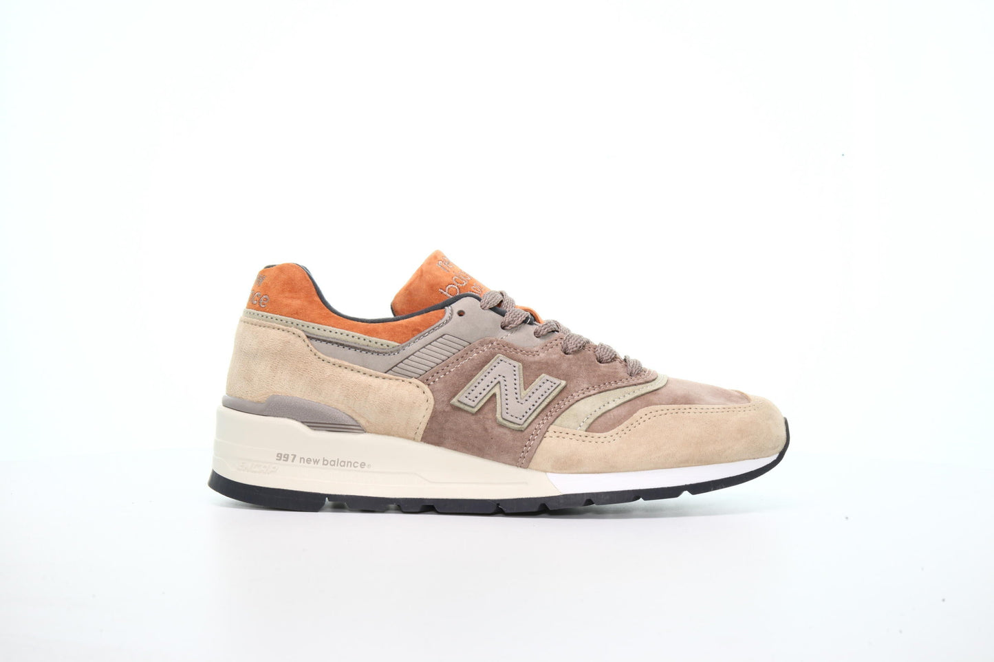 Exclusive New Balance M 997 NAJ "Brown" — 4 — Front View