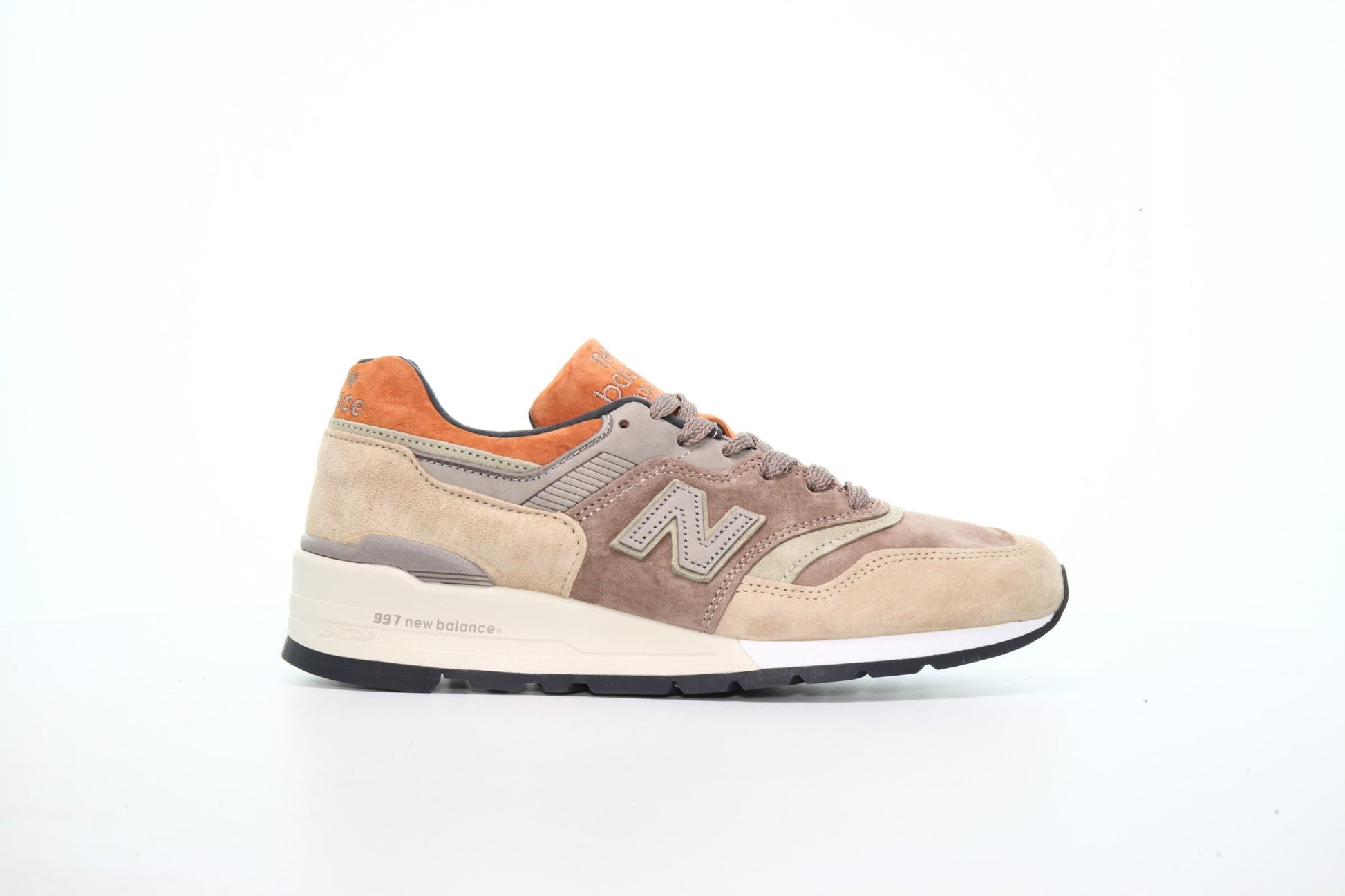 Exclusive New Balance M 997 NAJ "Brown" — 4 — Front View