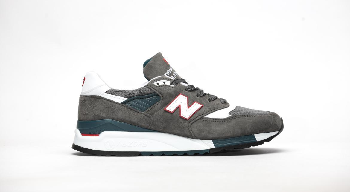 Exclusive New Balance M 998 D "Grey" — 4 — Front View