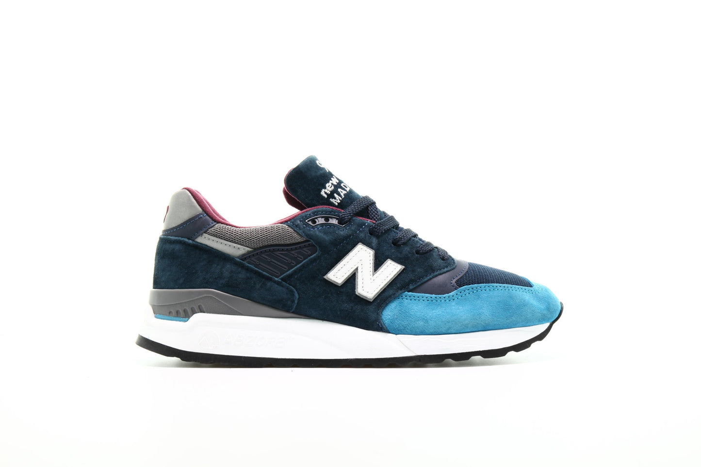 Exclusive New Balance M 998 D "Blue" — 4 — Front View
