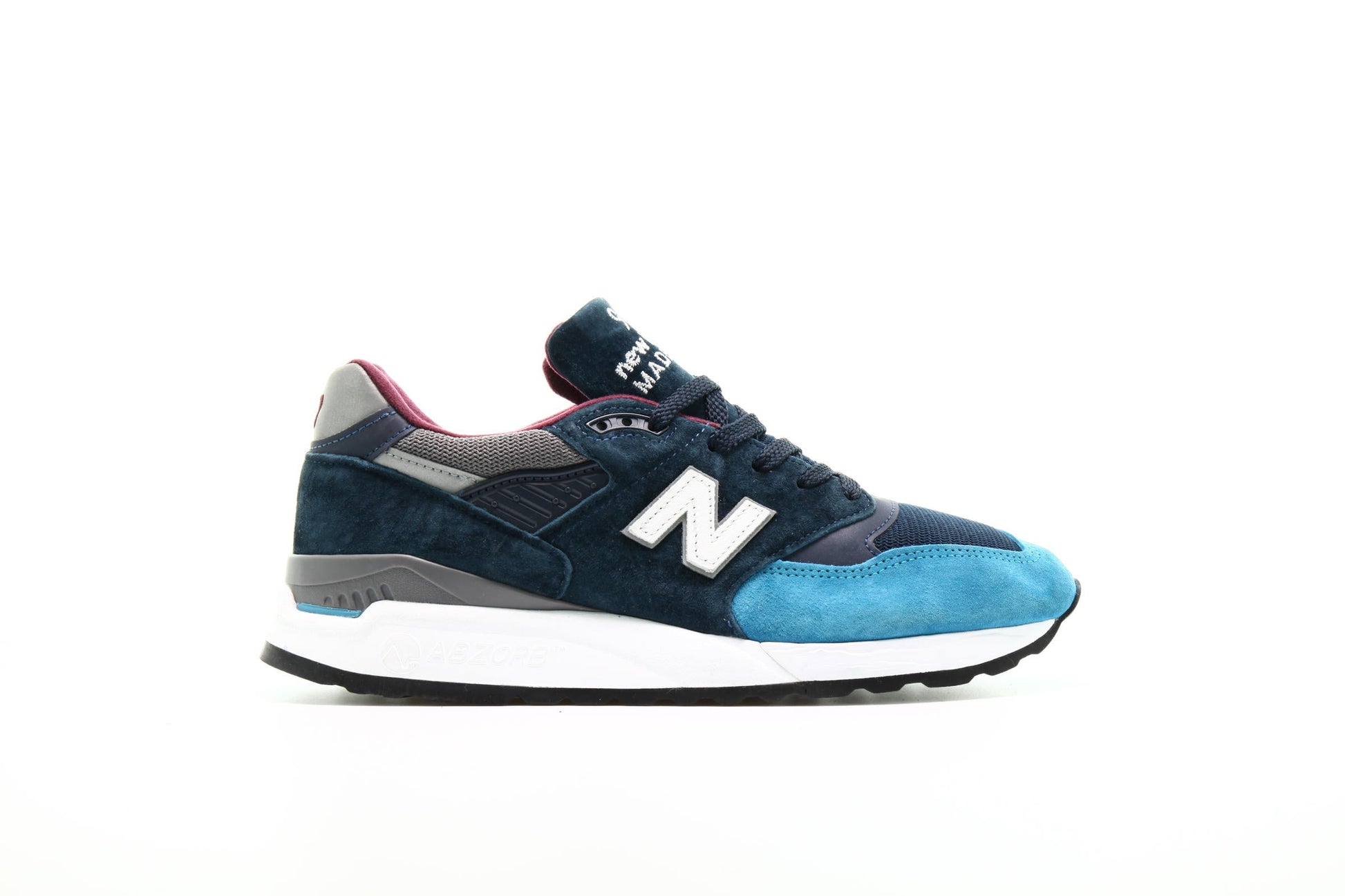 Exclusive New Balance M 998 D "Blue" — 4 — Front View
