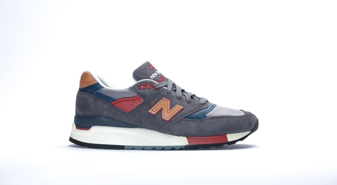 Exclusive New Balance M 998 DBR — 4 — Front View
