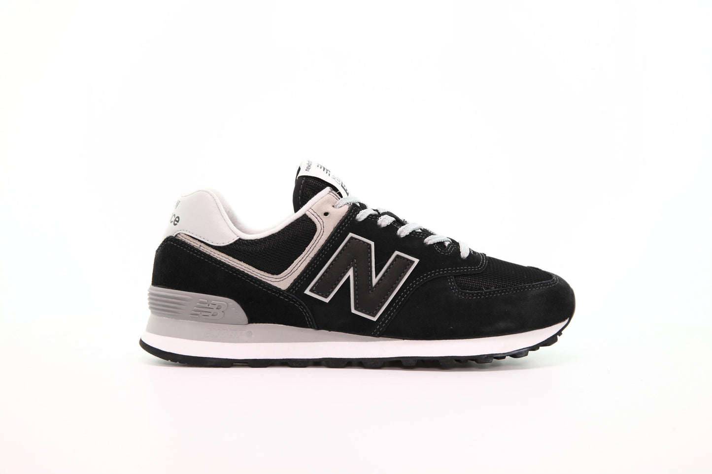 Exclusive New Balance ML 574 EGK "Black" — 4 — Front View