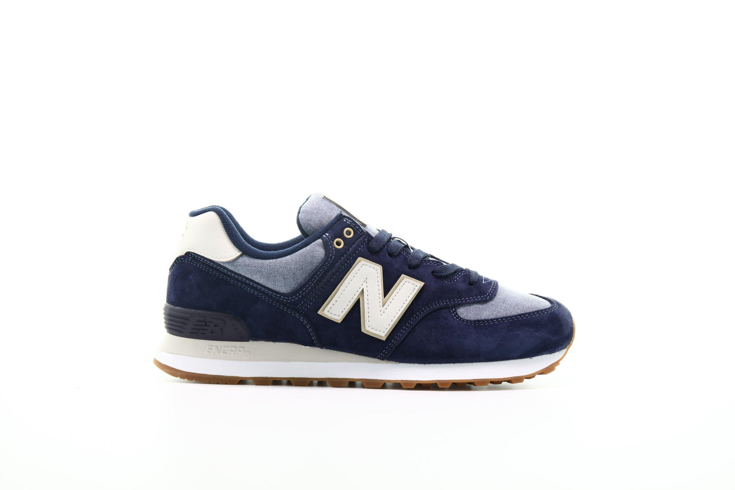 Exclusive New Balance ML 574 SNJ "Navy" — 4 — Front View