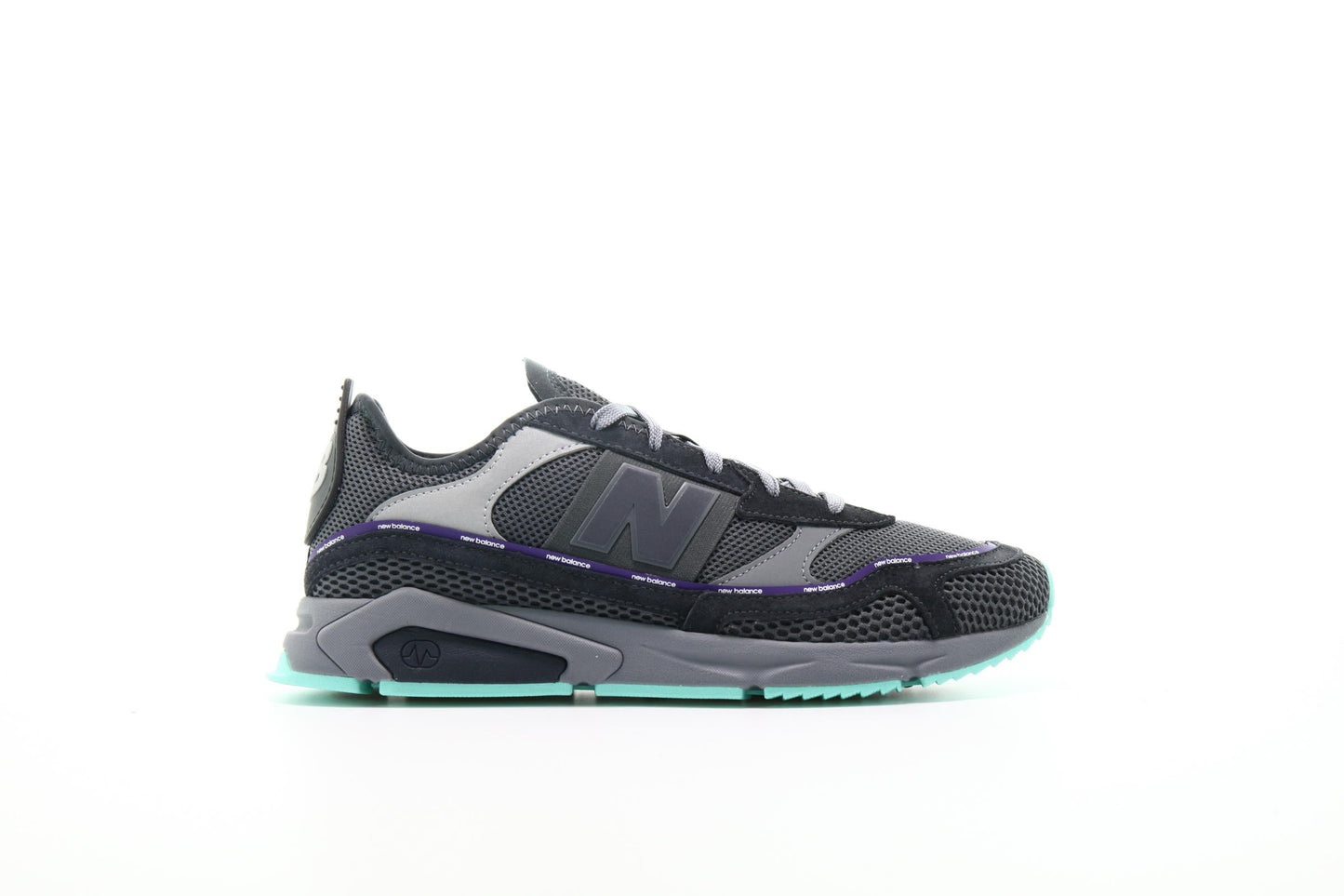 Exclusive New Balance MS X-RACER TLA "Grey" — 4 — Front View