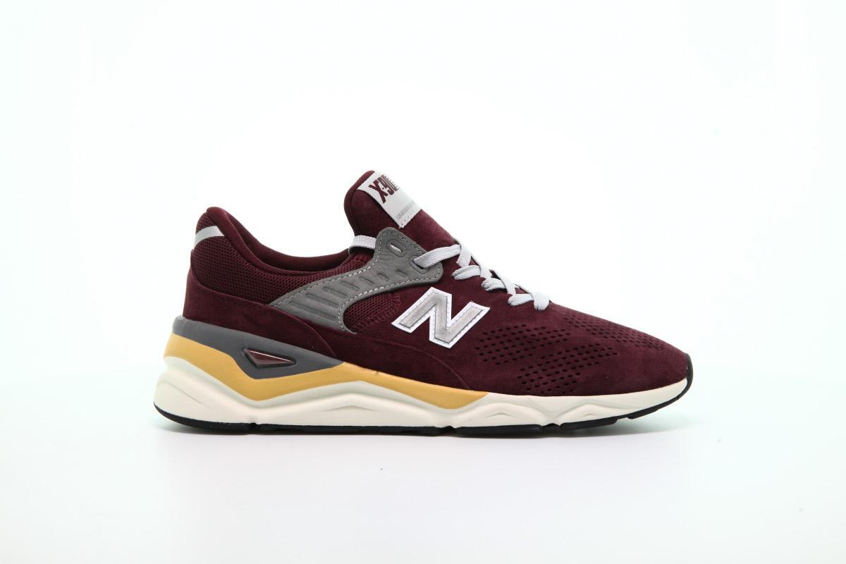 Exclusive New Balance MS X-90 PNC "Bordeaux" — 4 — Front View