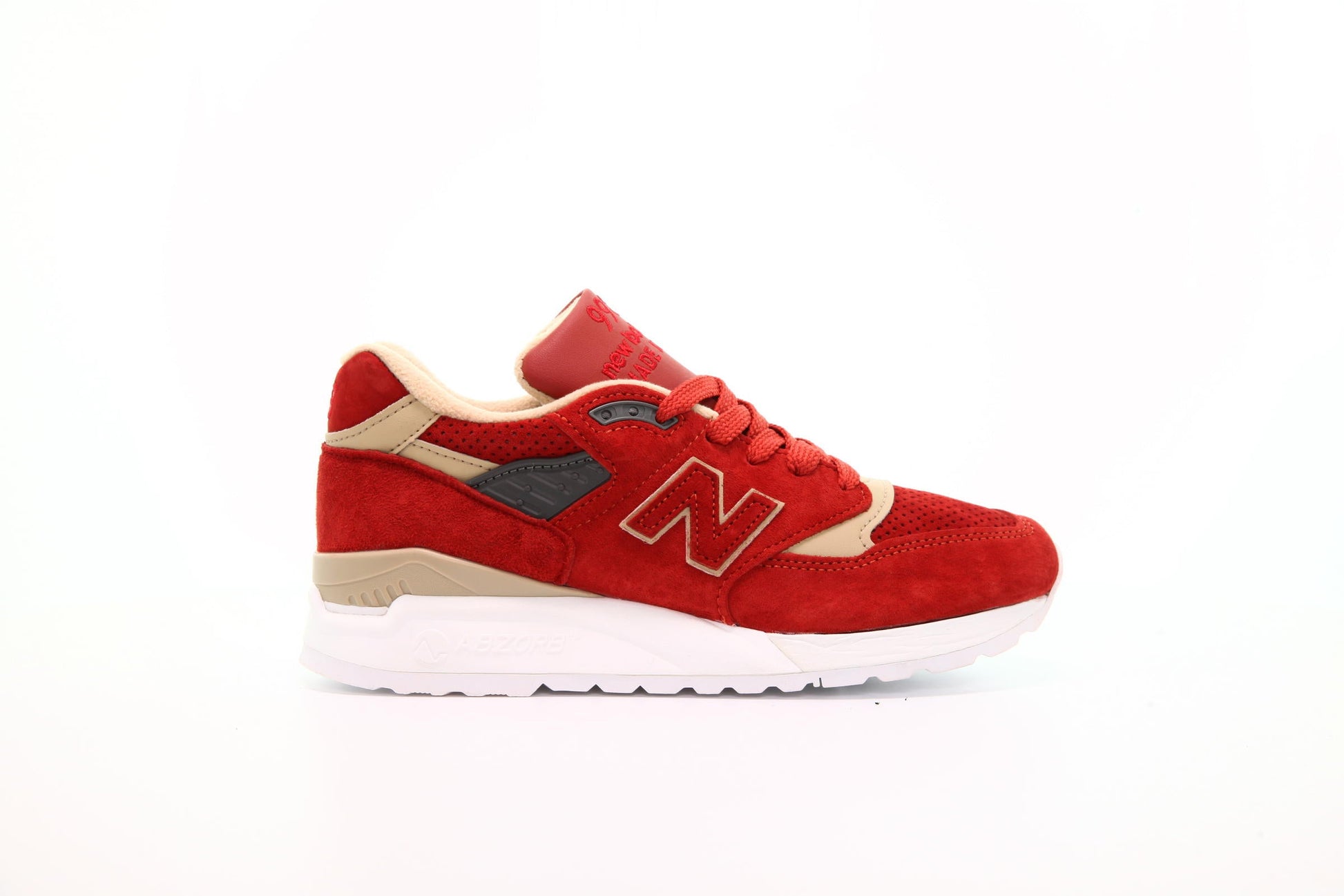 Exclusive New Balance W 998 WA "Red" — 3 — Front View