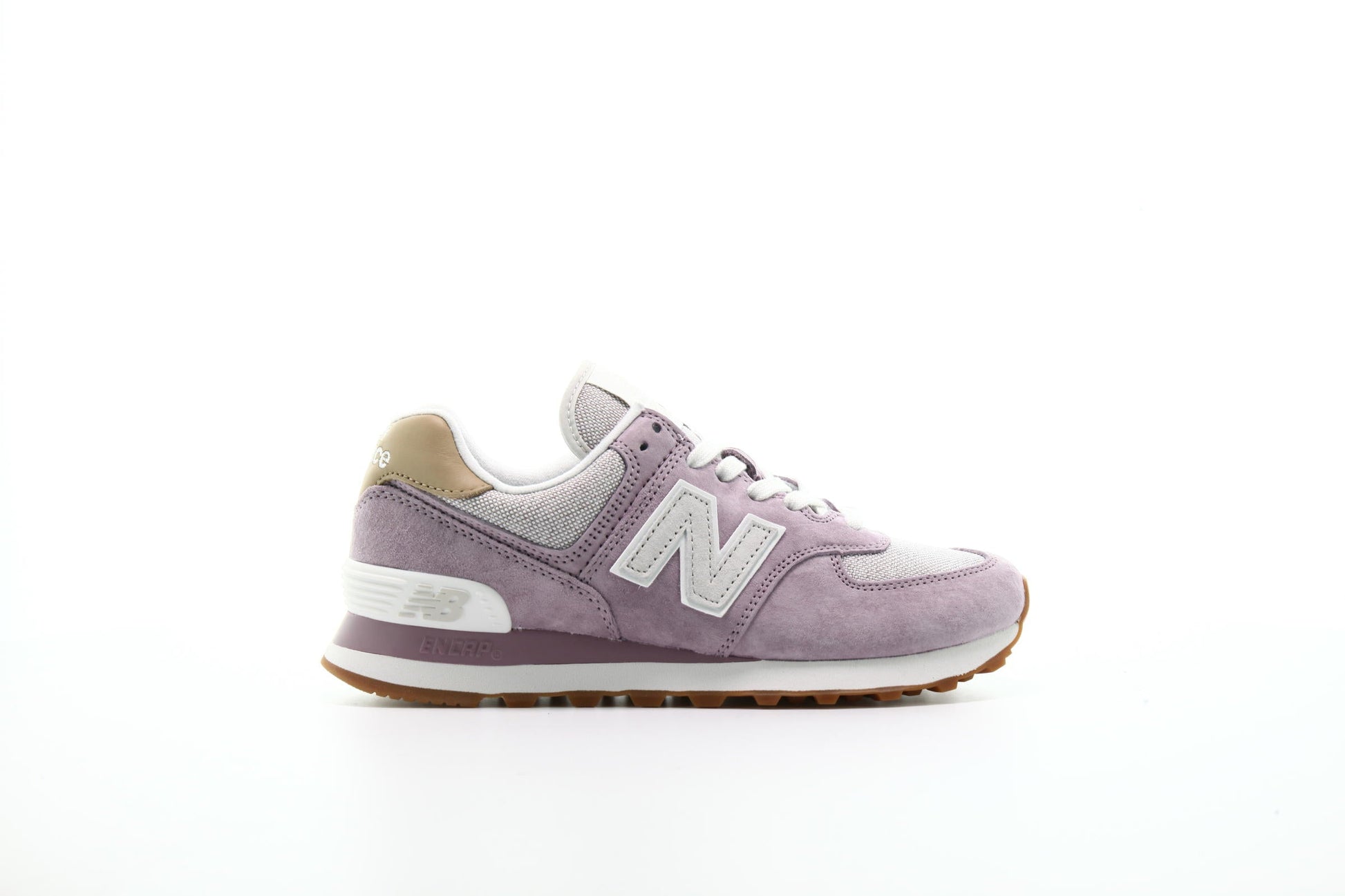 Exclusive New Balance WL 574 B CLC "Purple" — 3 — Front View
