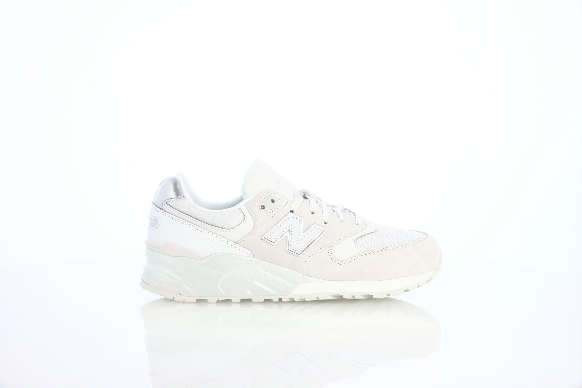 Exclusive New Balance WL 999 WM "White" — 3 — Front View