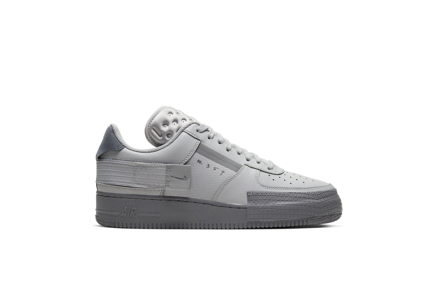 Exclusive Nike AF1-TYPE 2 "GREY FOG" — 3.5 — Front View