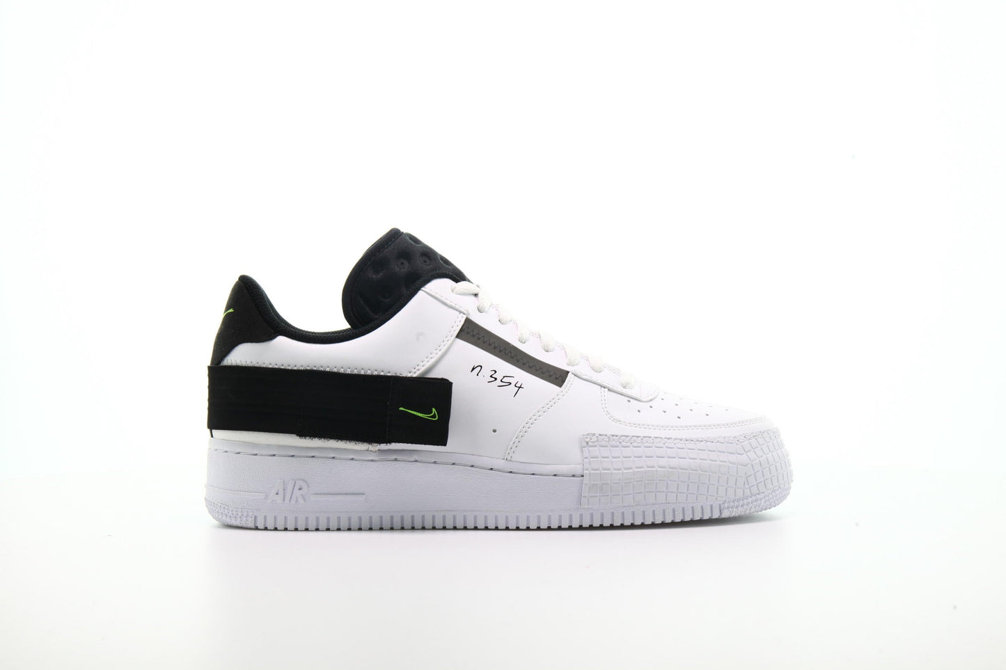 Exclusive Nike Air Force 1 Type "White" — 3.5 — Front View