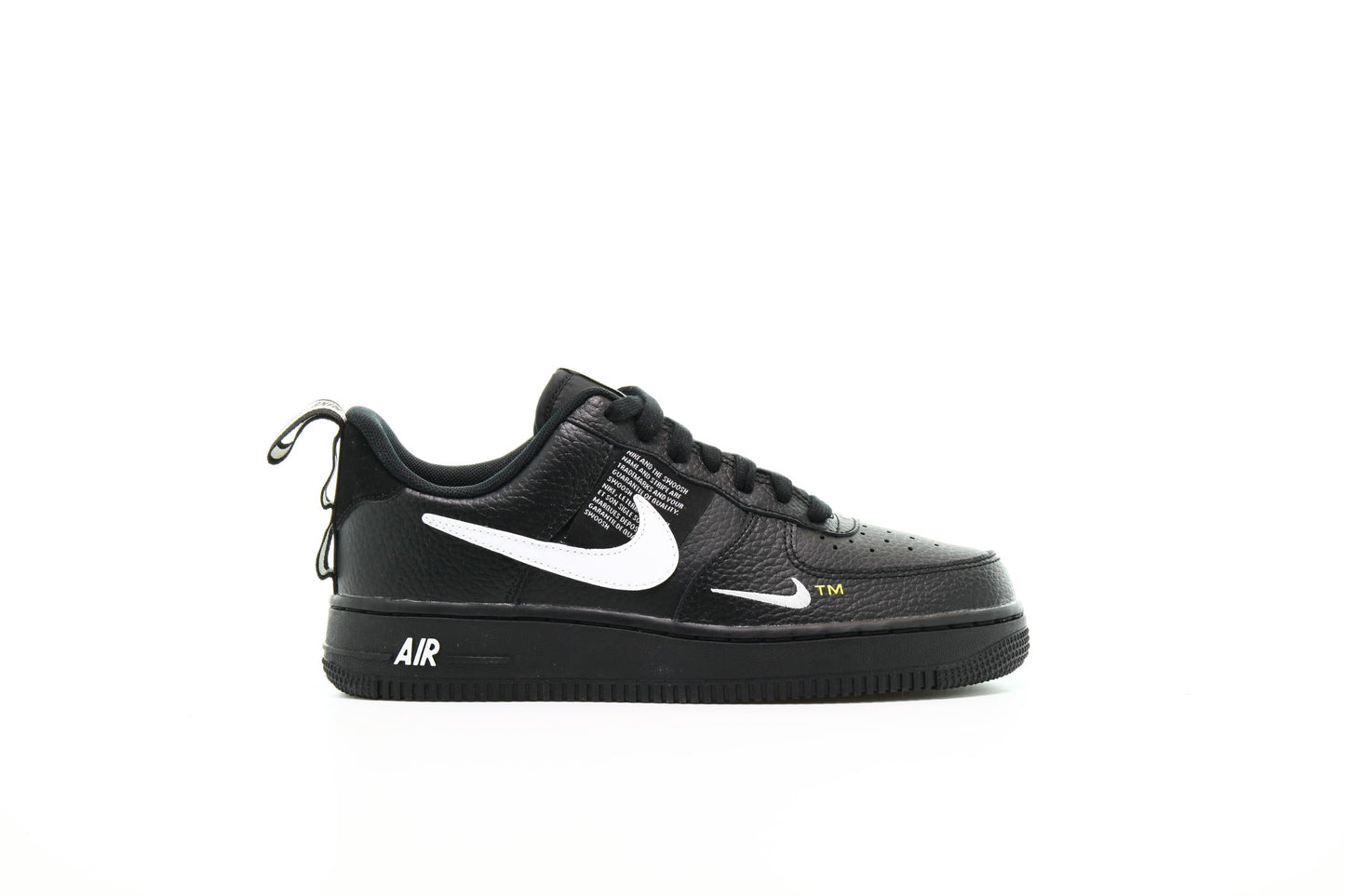 Exclusive Nike Air Force 1 '07 LV8 Utility "Black" — 3.5 — Front View
