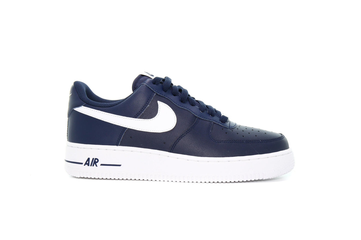 Exclusive Nike AIR FORCE 1 '07 "MIDNIGHT NAVY" — 3.5 — Front View