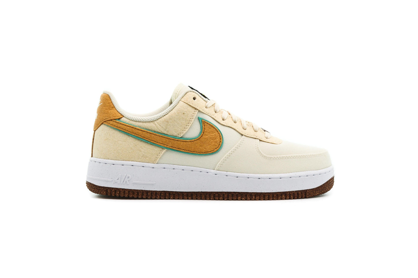 Exclusive Nike AIR FORCE 1 '07 PRM "COCONUT MILK" — 3.5 — Front View