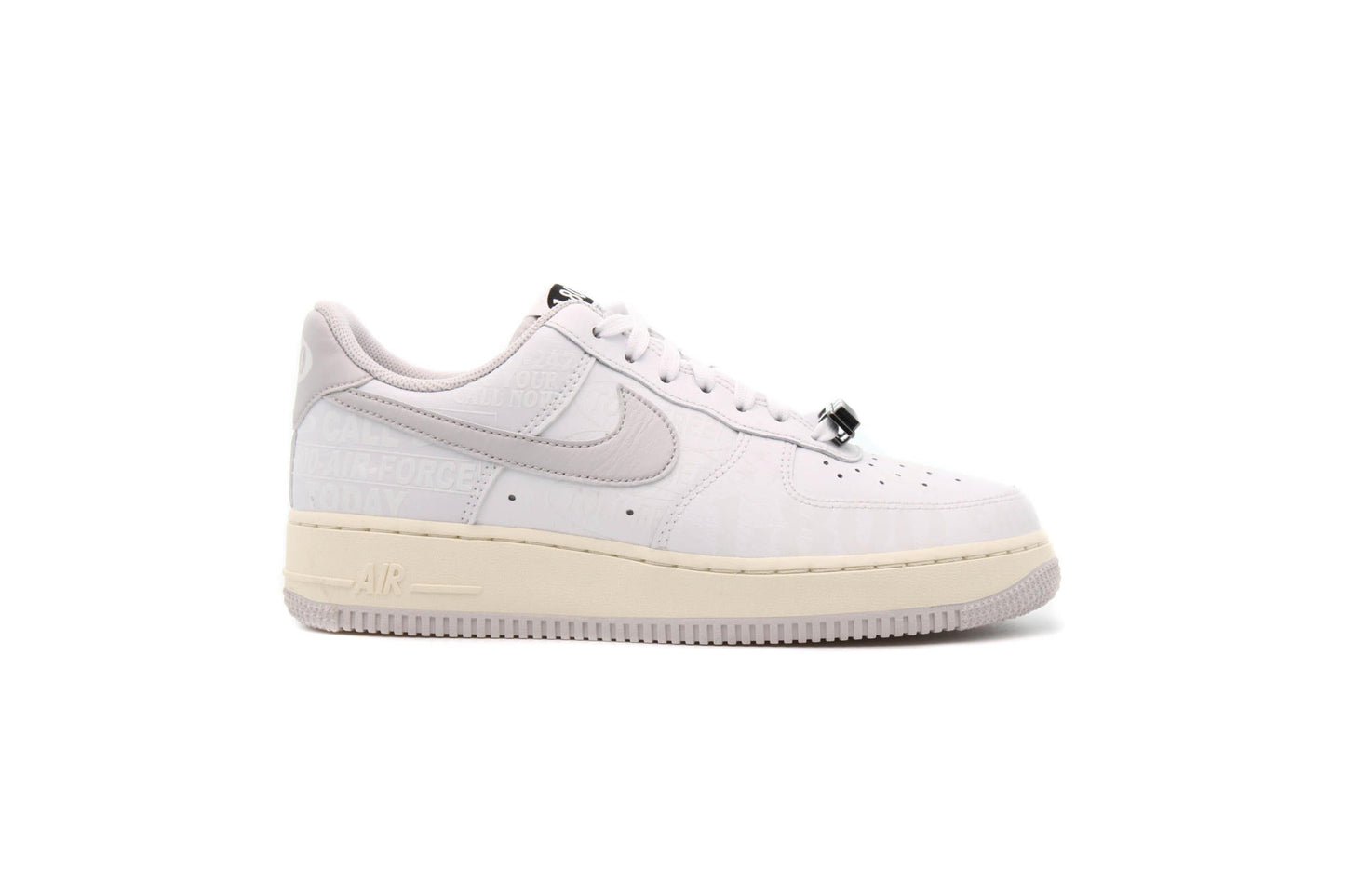 Exclusive Nike AIR FORCE 1 '07 PRM "WHITE" — 3.5 — Front View