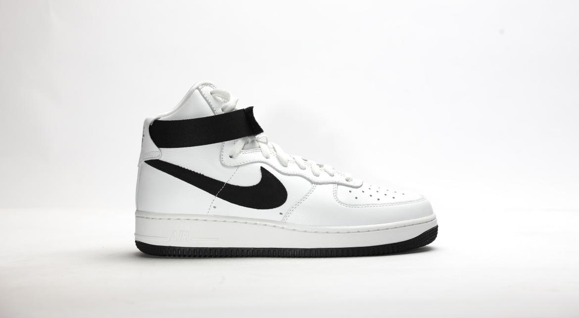 Exclusive Nike Air Force 1 High Retro QS "Summit White Black" — 3.5 — Front View